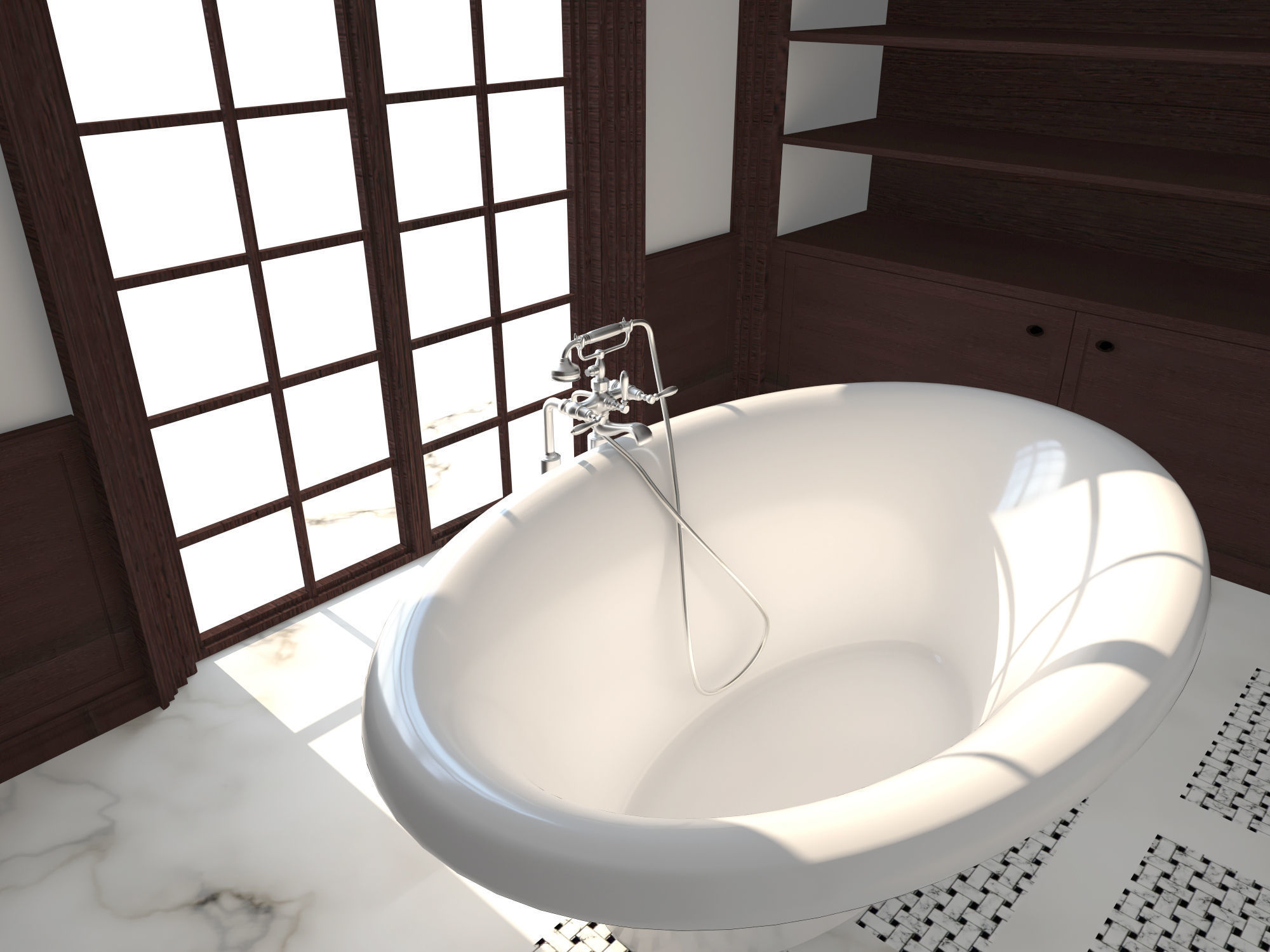 Bathroom 12 3D model_3