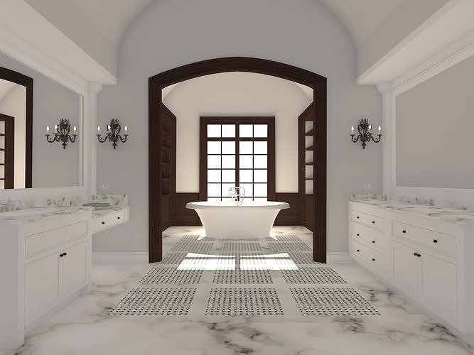 Bathroom 12 3D model
