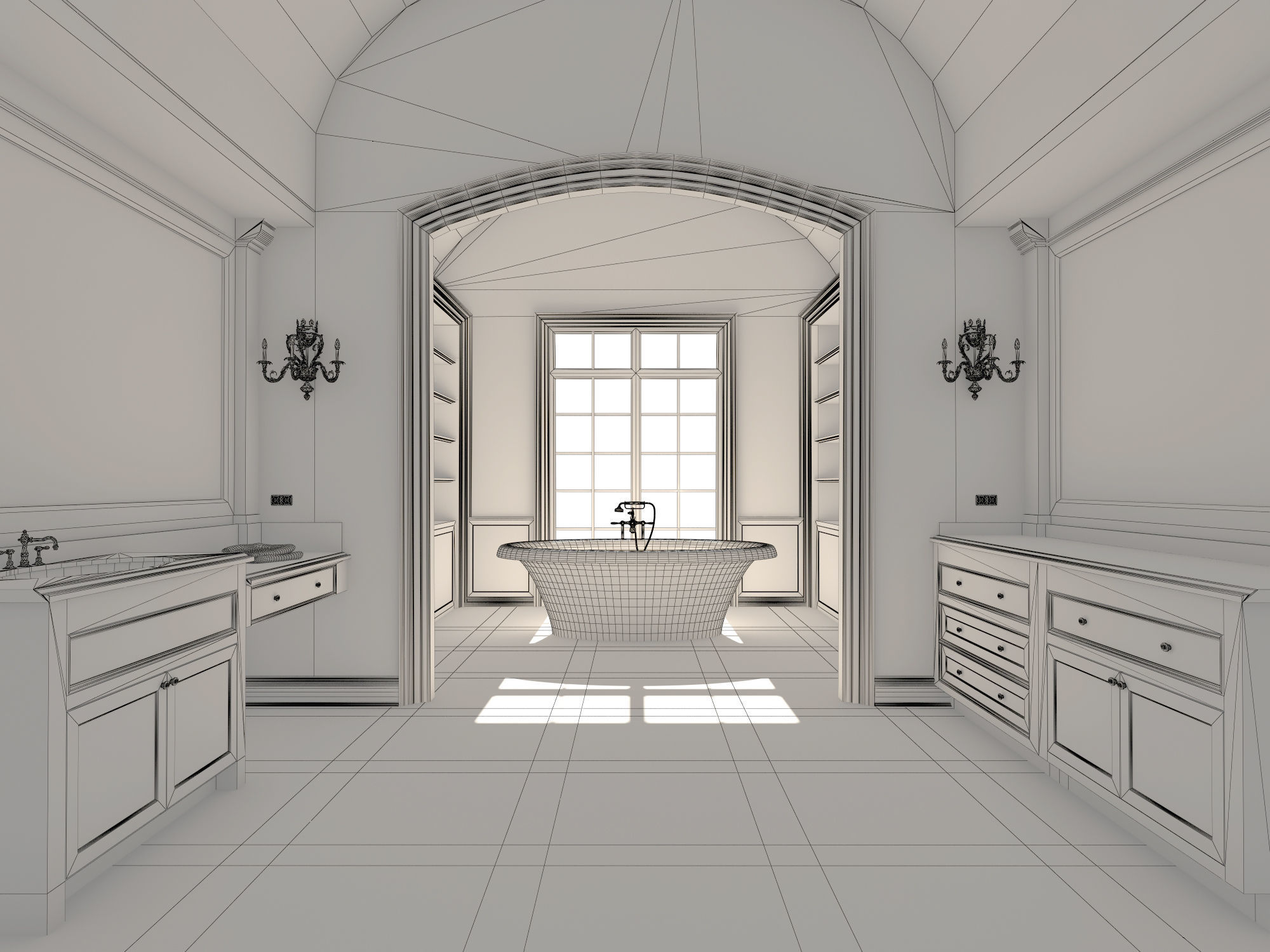 Bathroom 12 3D model_7