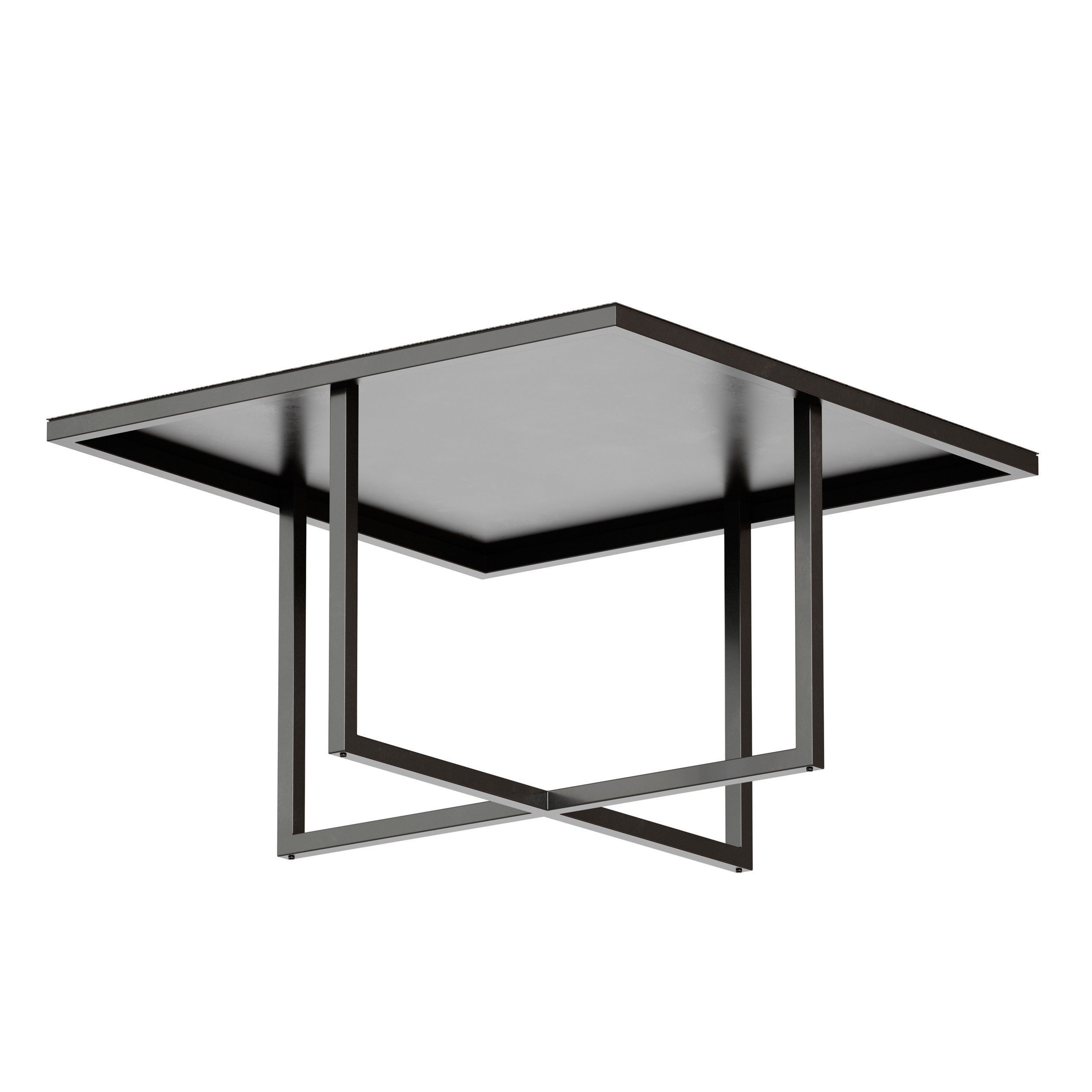 Square coffee table Aiko Lambert 3D model_3