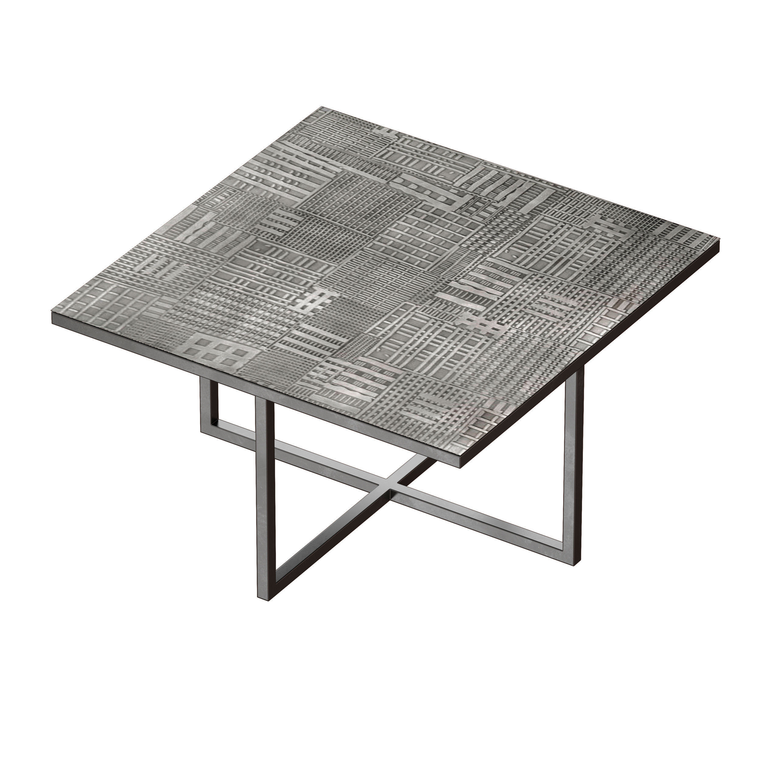 Square coffee table Aiko Lambert 3D model_4