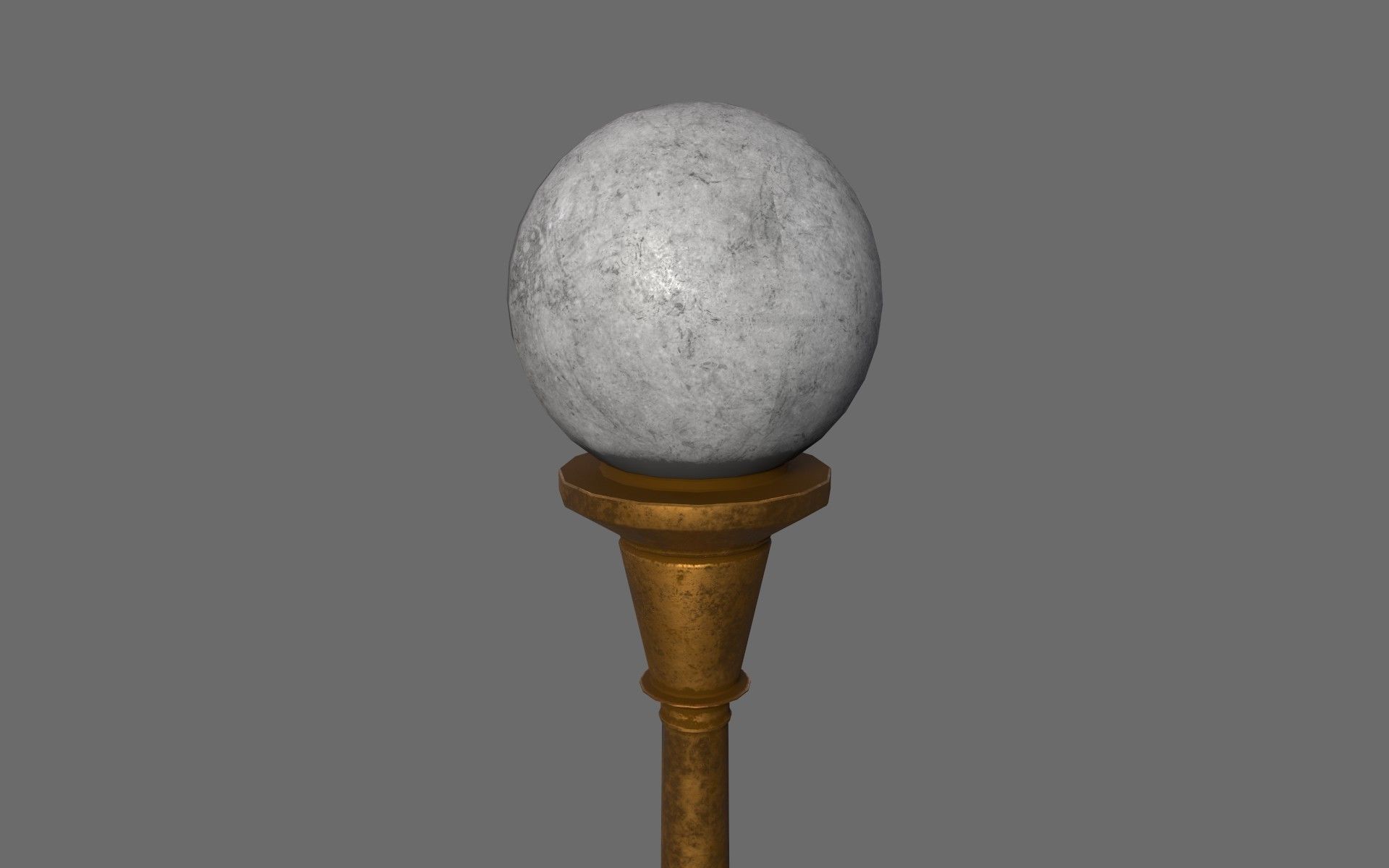 Street Lamp Set Low-poly 3D model_18