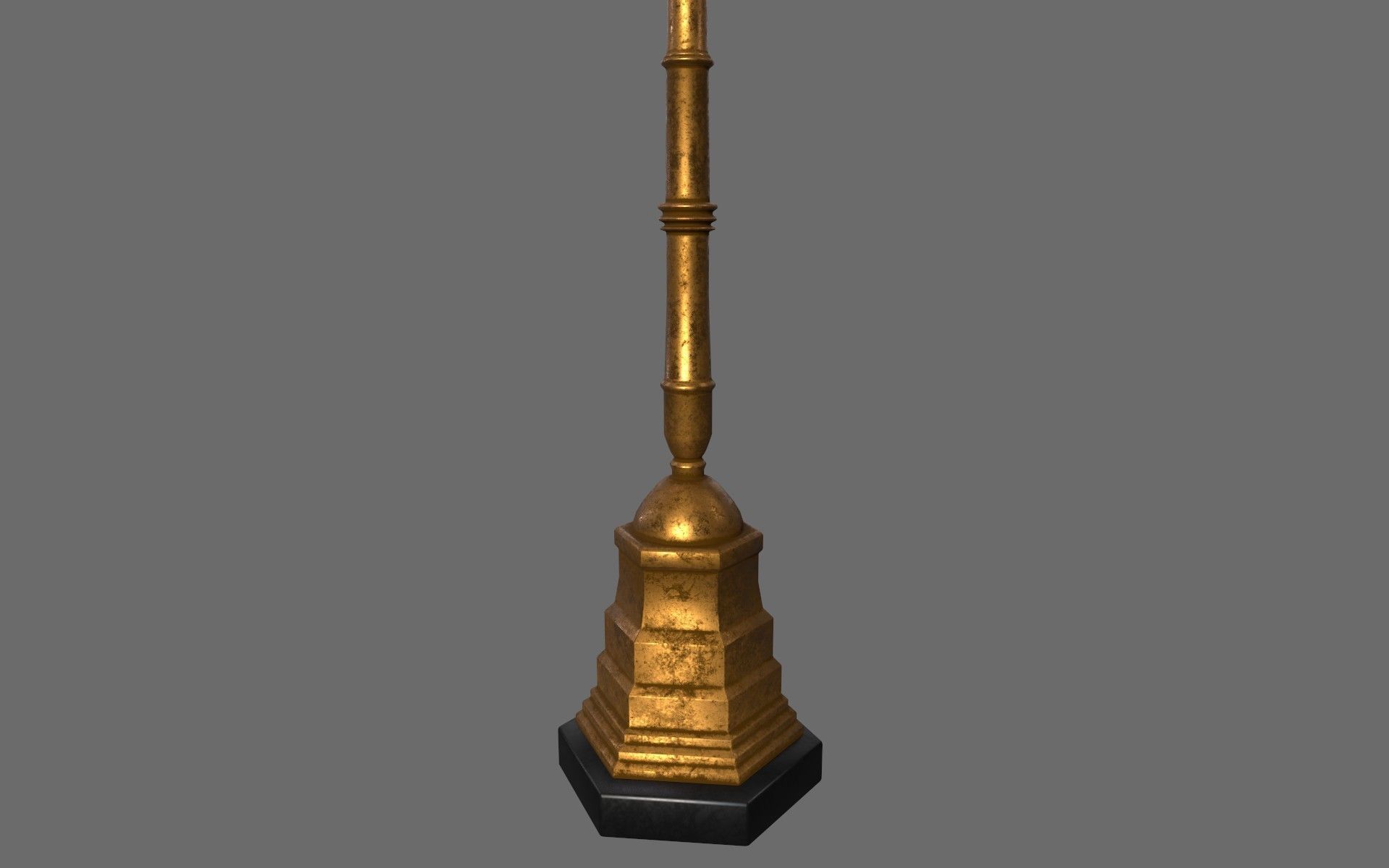 Street Lamp Set Low-poly 3D model_19