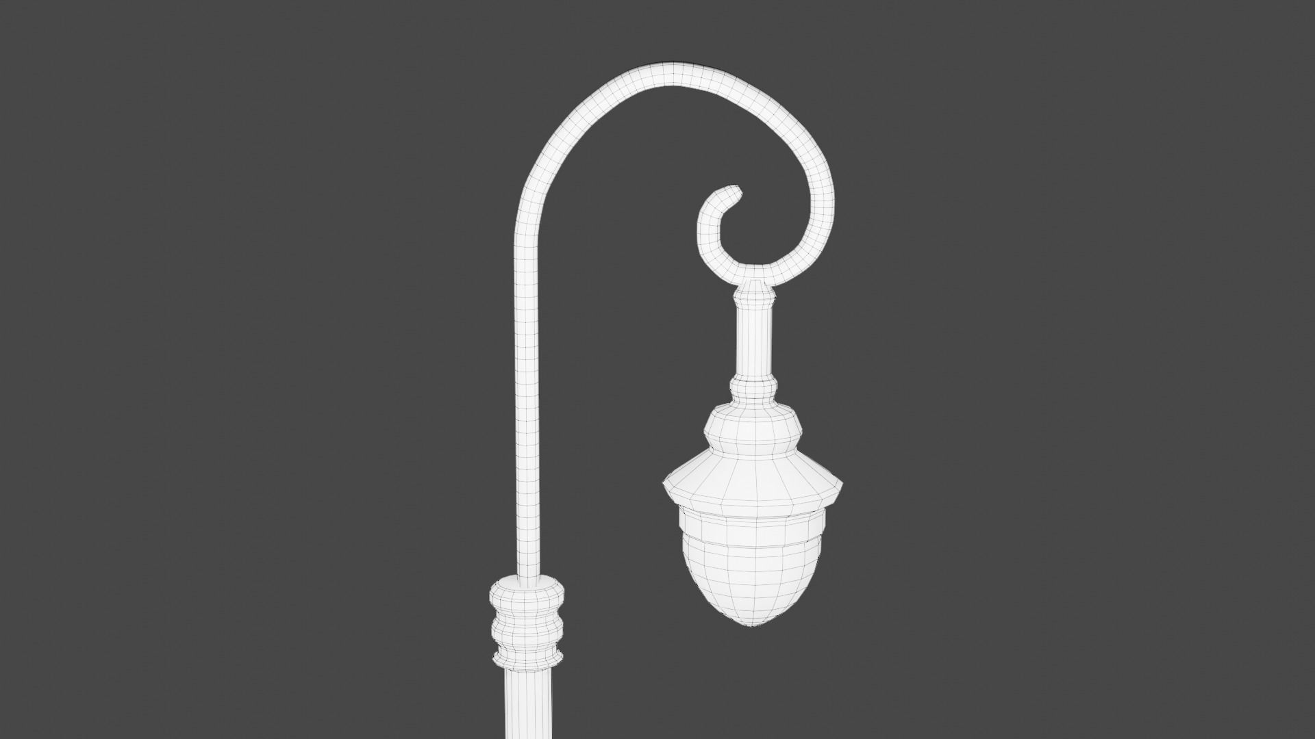 Street Lamp Set Low-poly 3D model_39