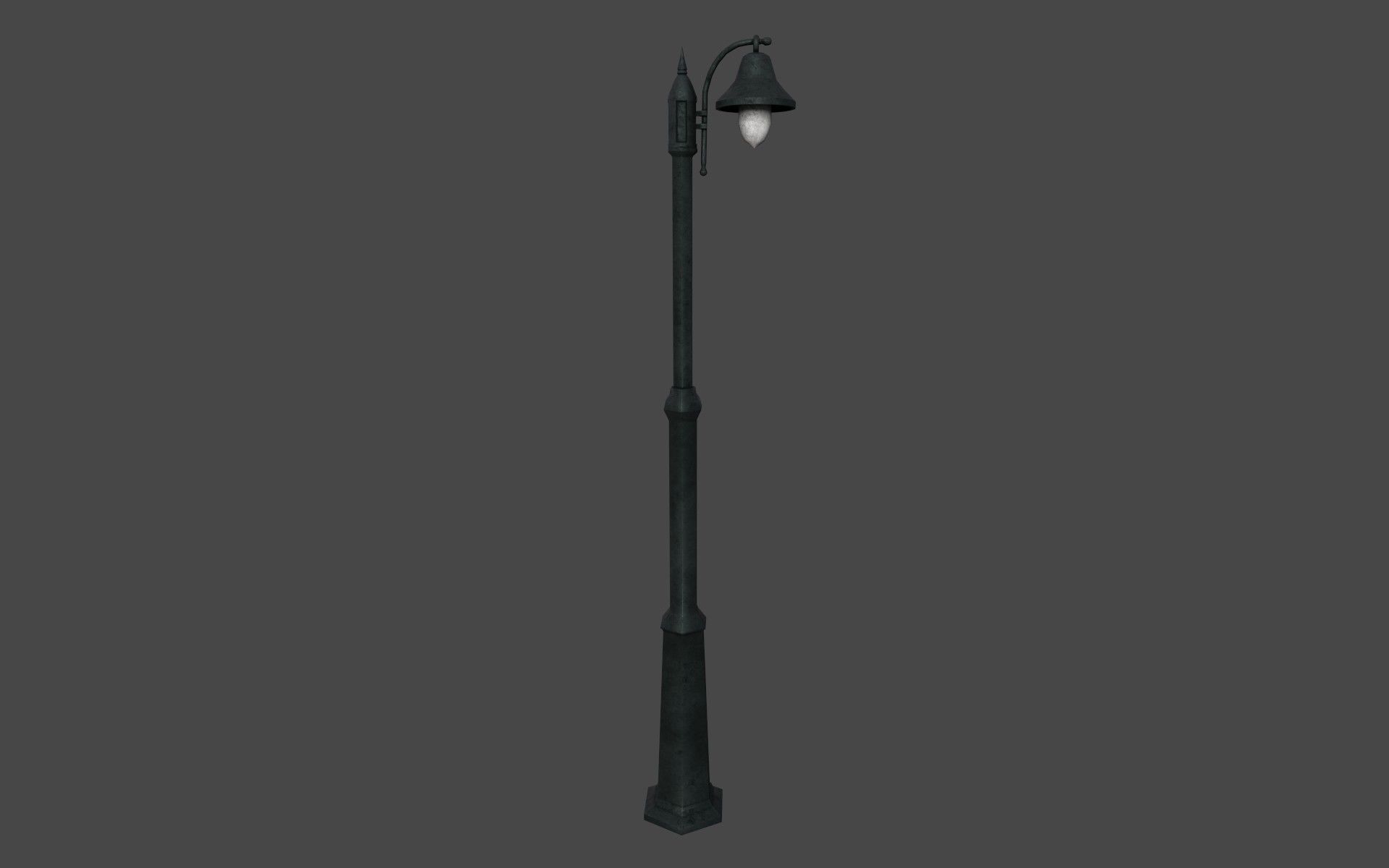 Street Lamp Set Low-poly 3D model_15