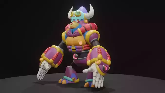 Soldier Stonekong 3D model