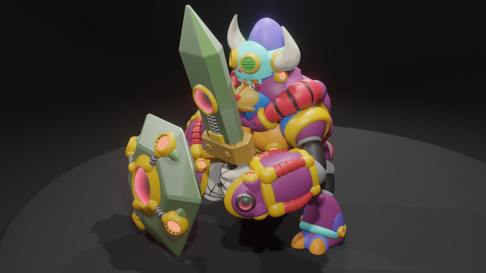 Soldier Stonekong 3D model_6