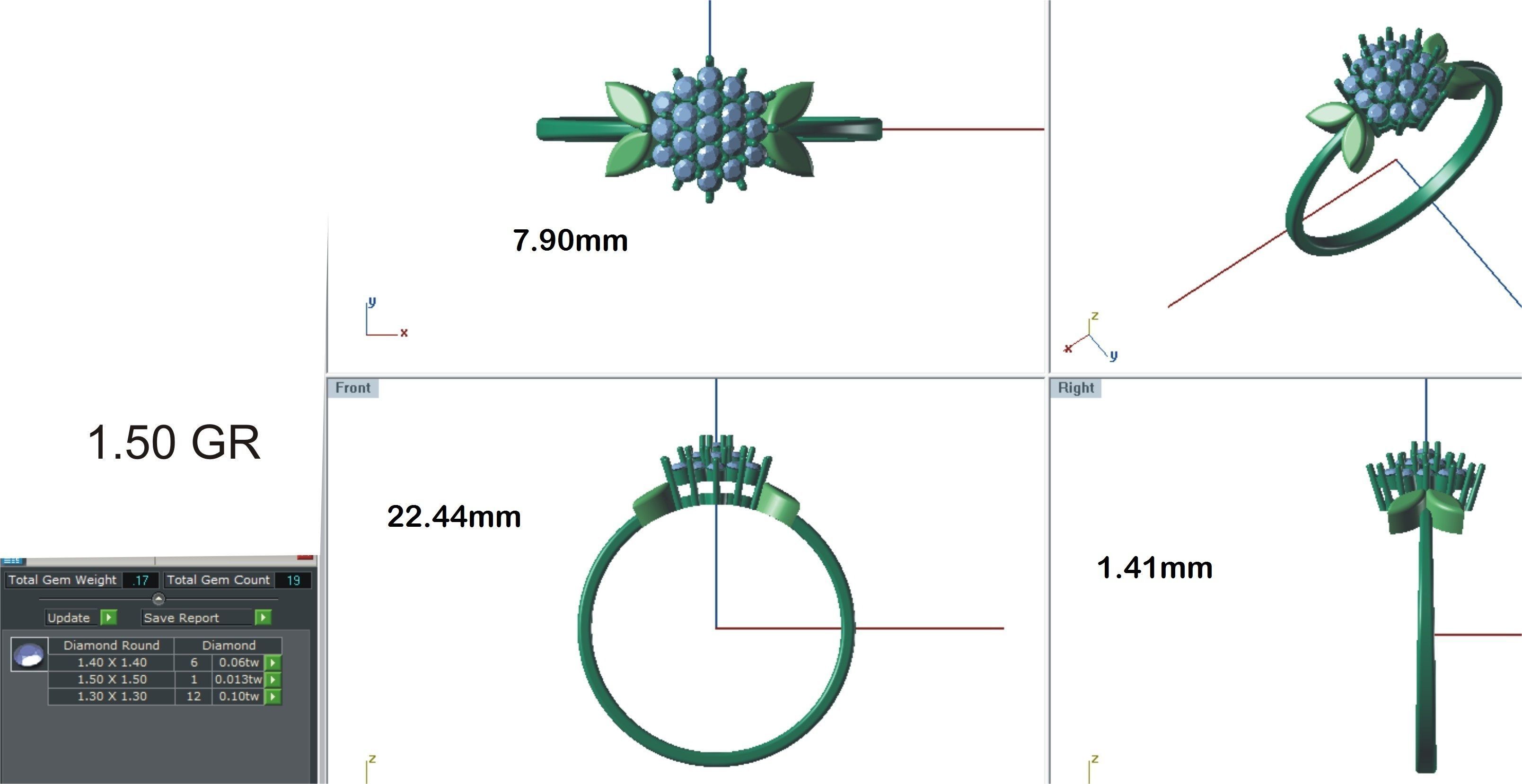 Ring - 55 3D print model_12