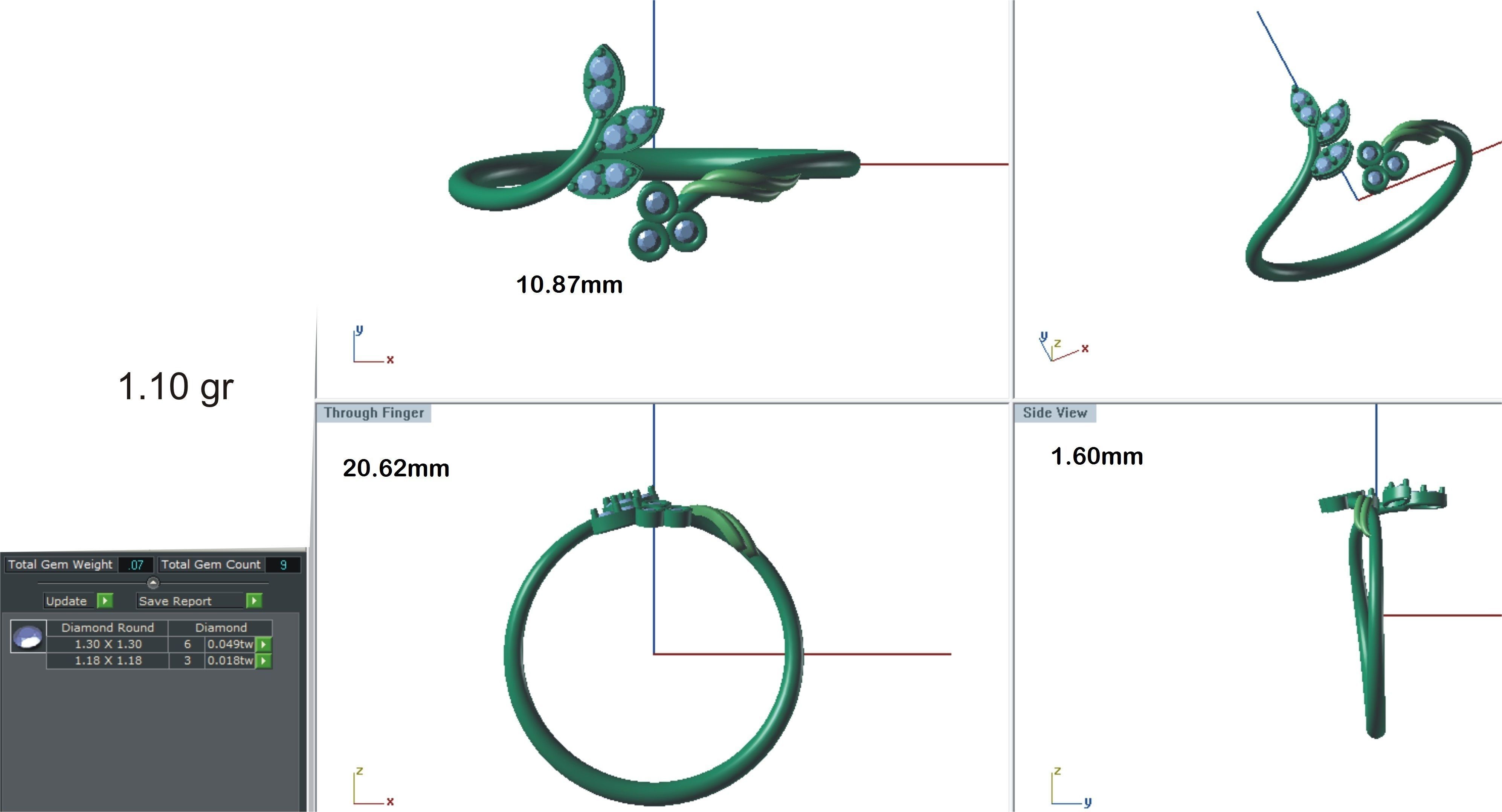 Ring - 49 3D print model_12