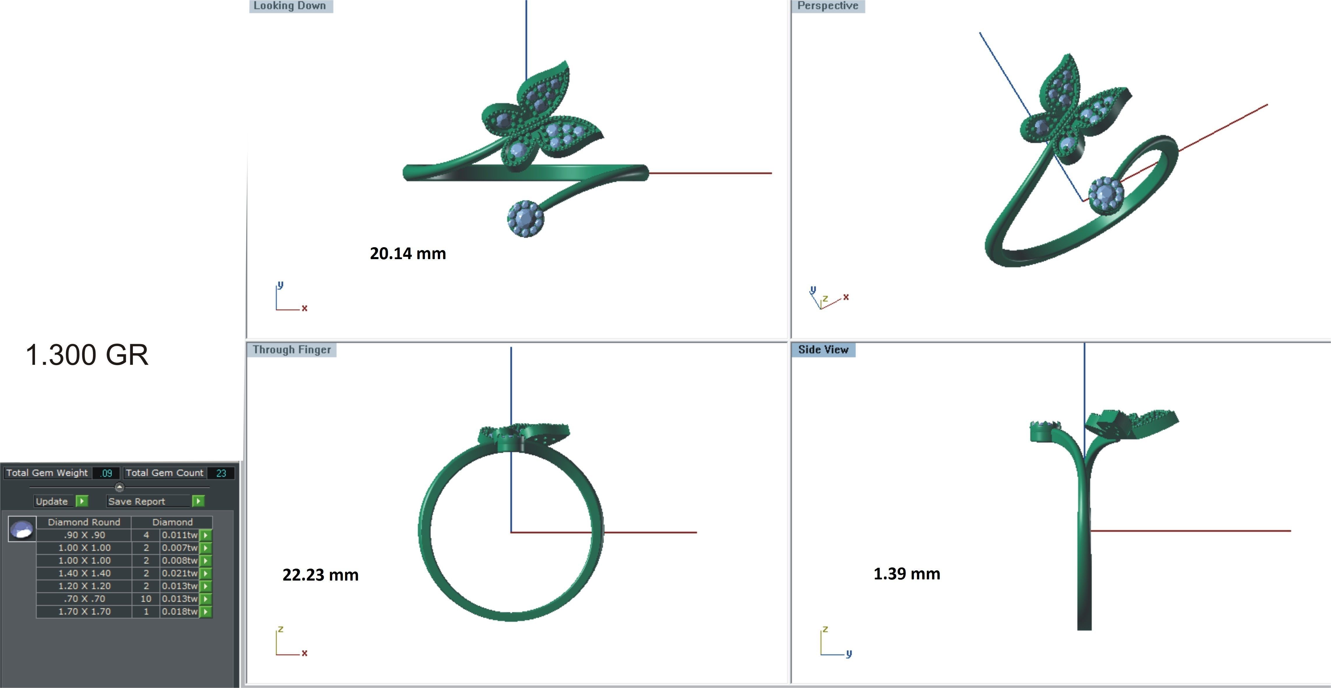 Ring - 142 3D print model_12
