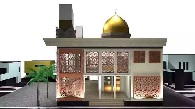 Mosque 3D model