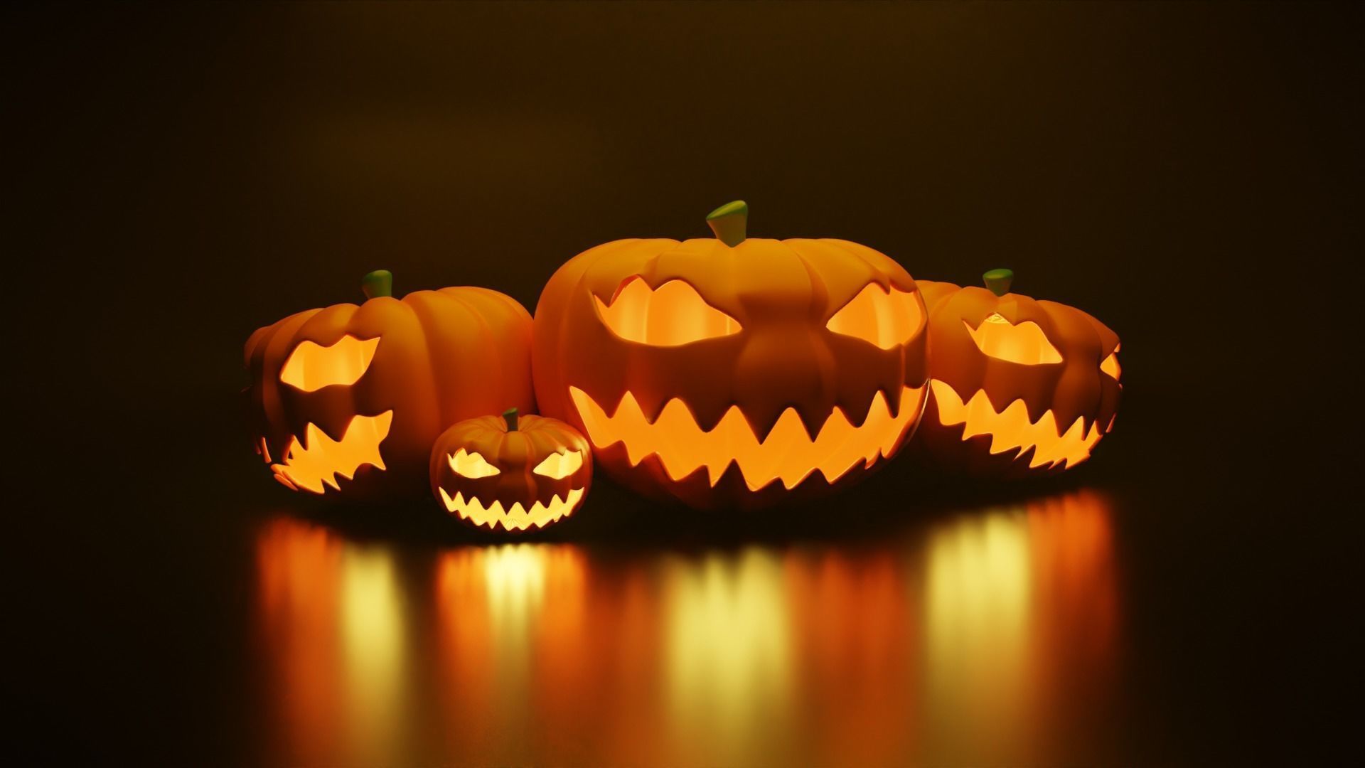 Halloween Pumpkin Free 3D model_1