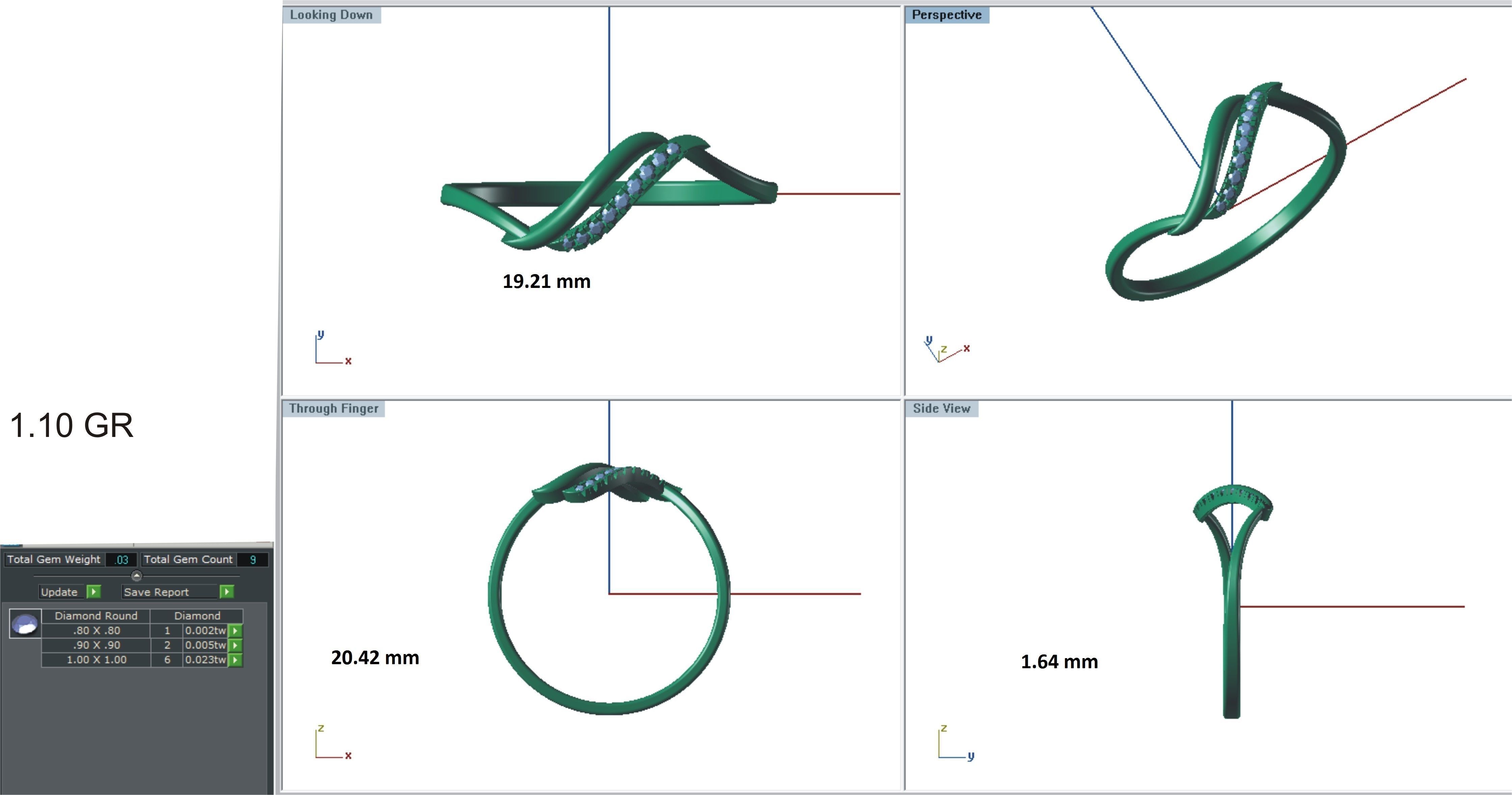 Ring - 119 3D print model_12