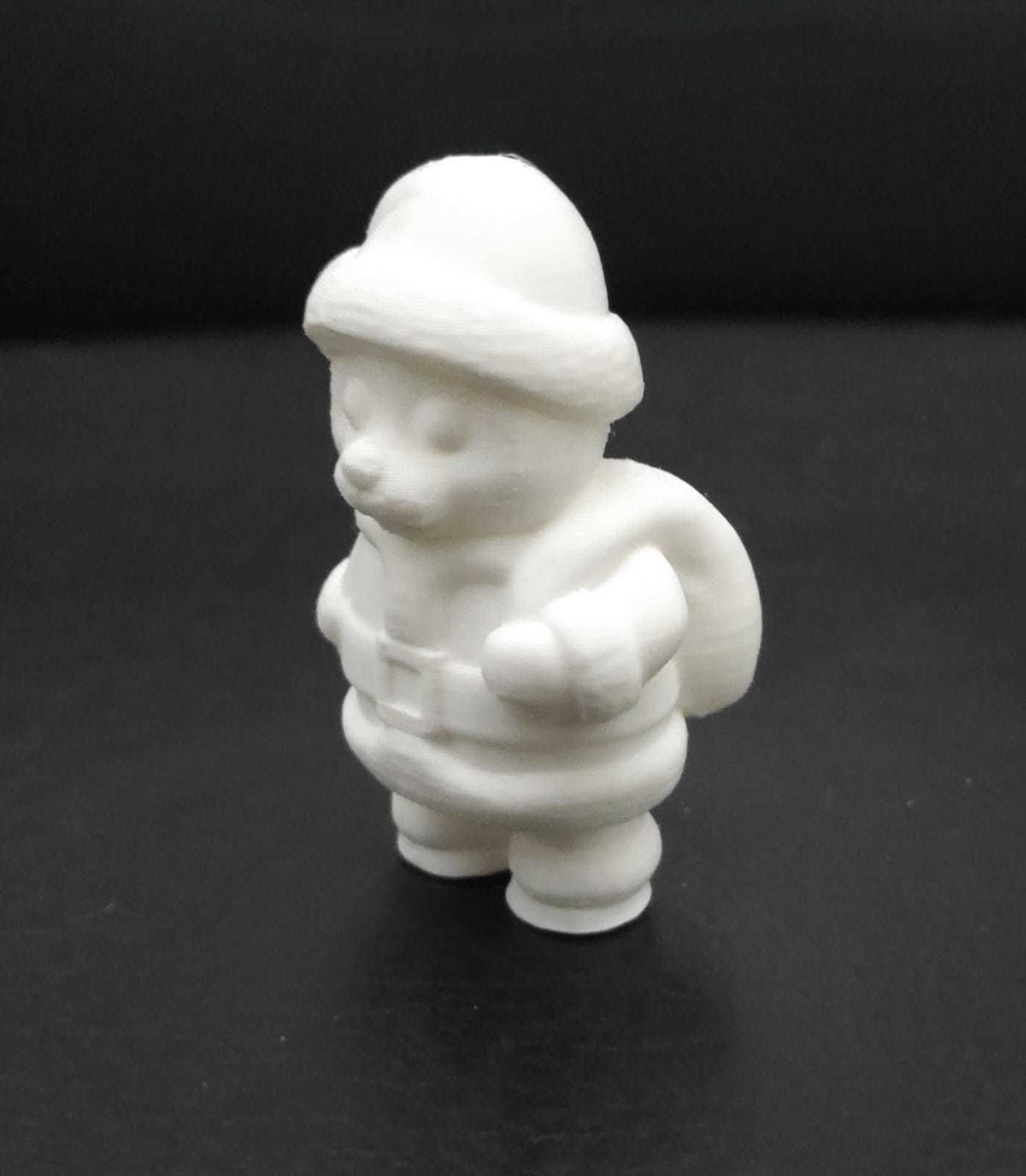Bear Santa Claus 3D print model_5