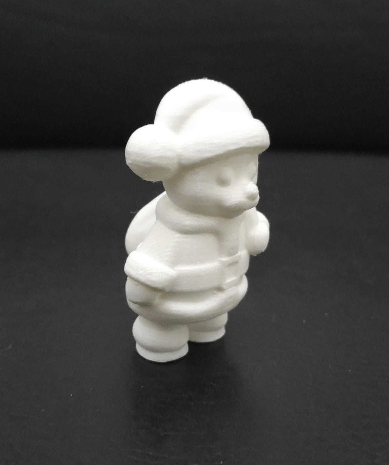 Bear Santa Claus 3D print model_9