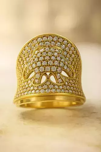 unique Diamond ring Jewelry For Women with render details