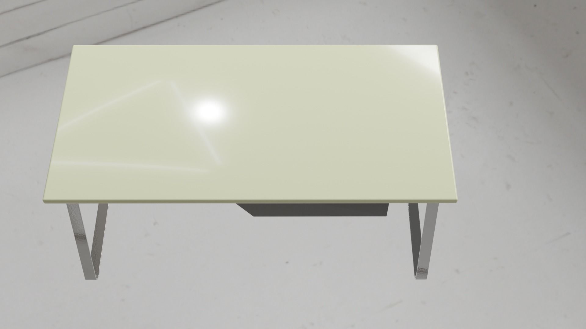 office desk 01 Free low-poly 3D model_3