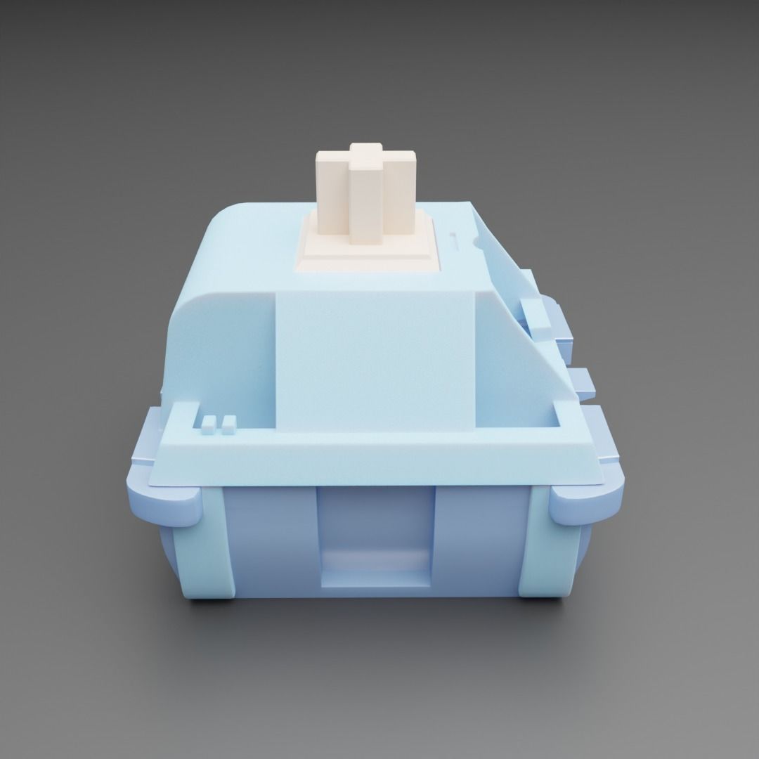 Mechanical keyboard switches pack 3D model_6