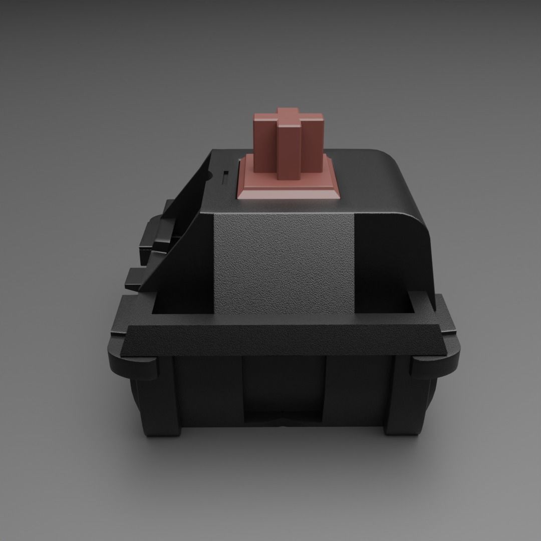 Mechanical keyboard switches pack 3D model_4