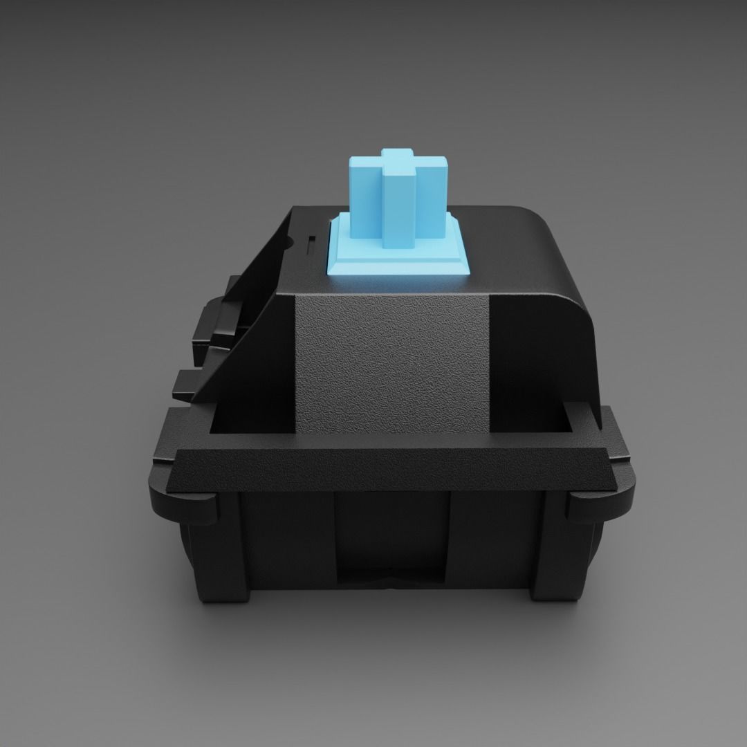 Mechanical keyboard switches pack 3D model_3