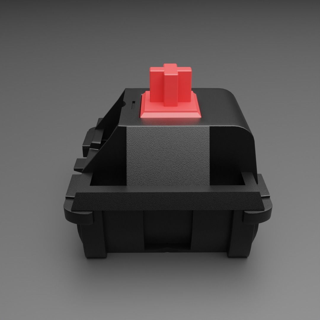 Mechanical keyboard switches pack 3D model_7