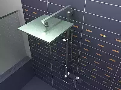 Ponsi Italia Bathroom Shower 3D model