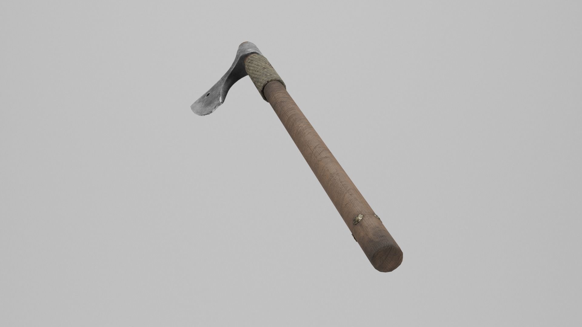 Battle ax of the Kievan Rus Low-poly 3D model_6