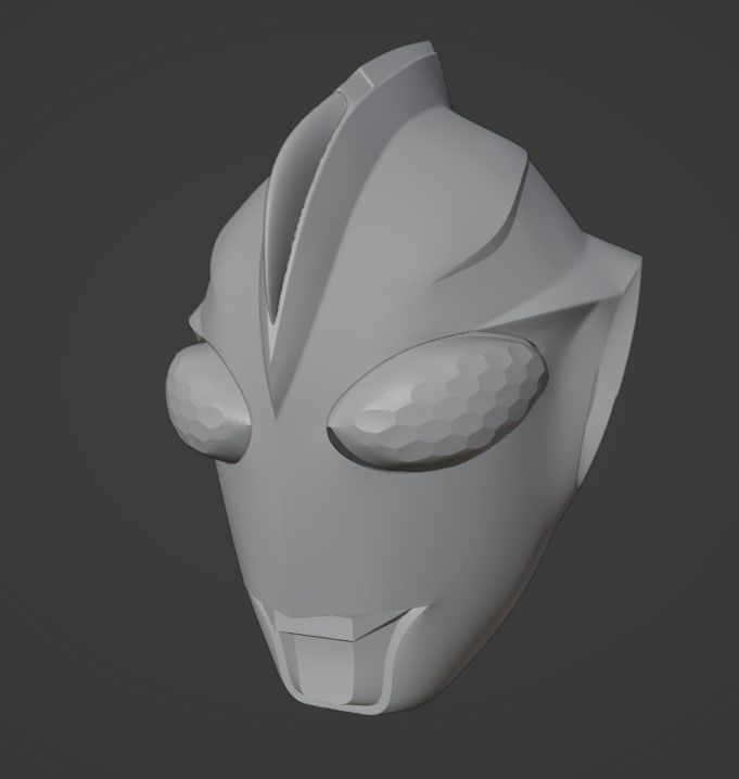 Ultraman Cosmos Eclipse mode 3D printable helmet 3D print model_13
