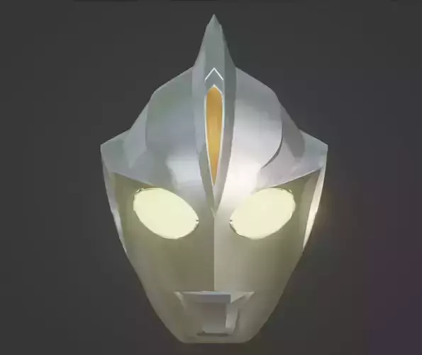 Ultraman Cosmos Eclipse mode 3D printable helmet 3D print model