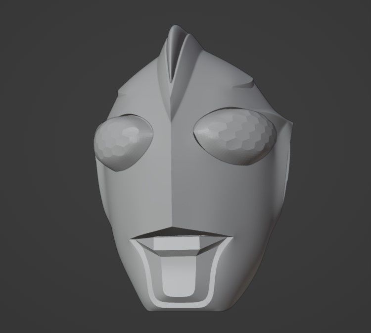 Ultraman Cosmos Eclipse mode 3D printable helmet 3D print model_11