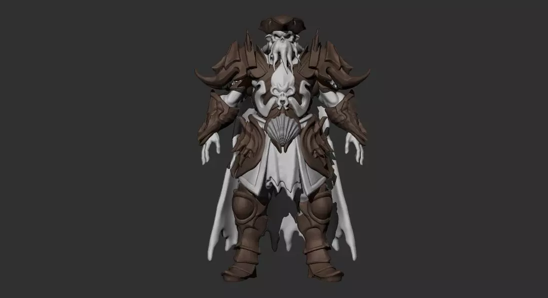 Nautilus knight in armor 3D model_0