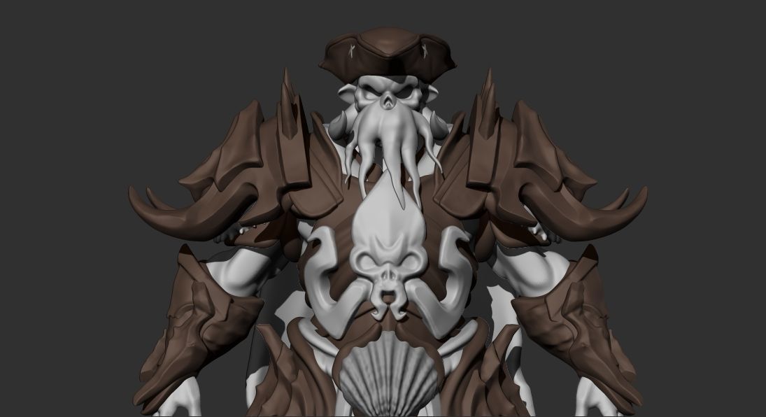 Nautilus knight in armor 3D model_2