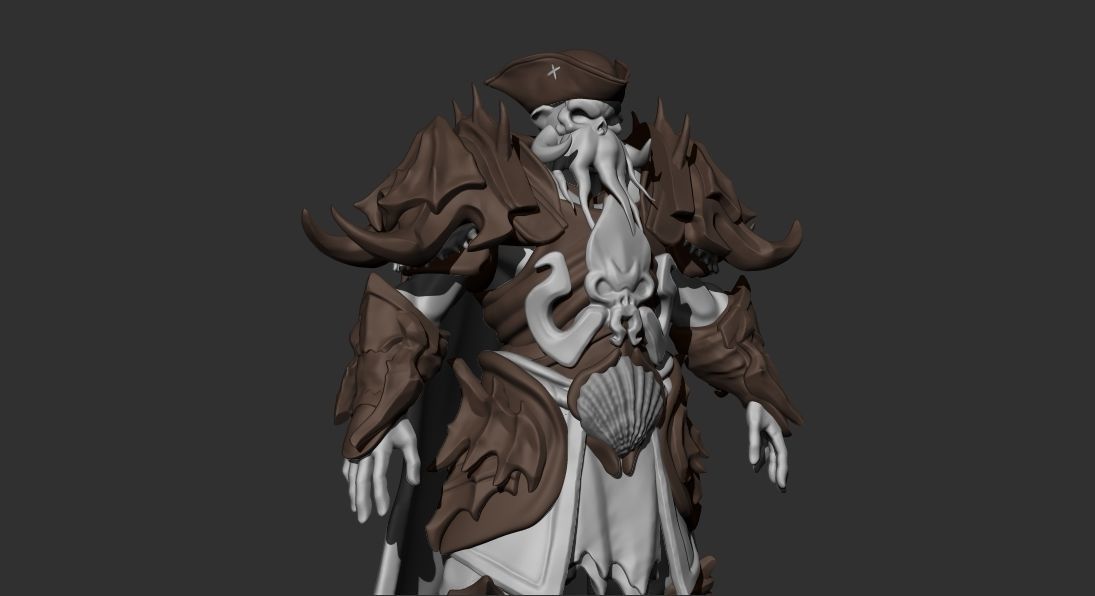 Nautilus knight in armor 3D model_1