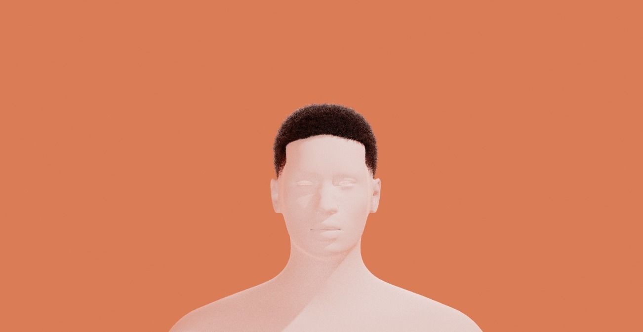 Fade Hair 3D model_1