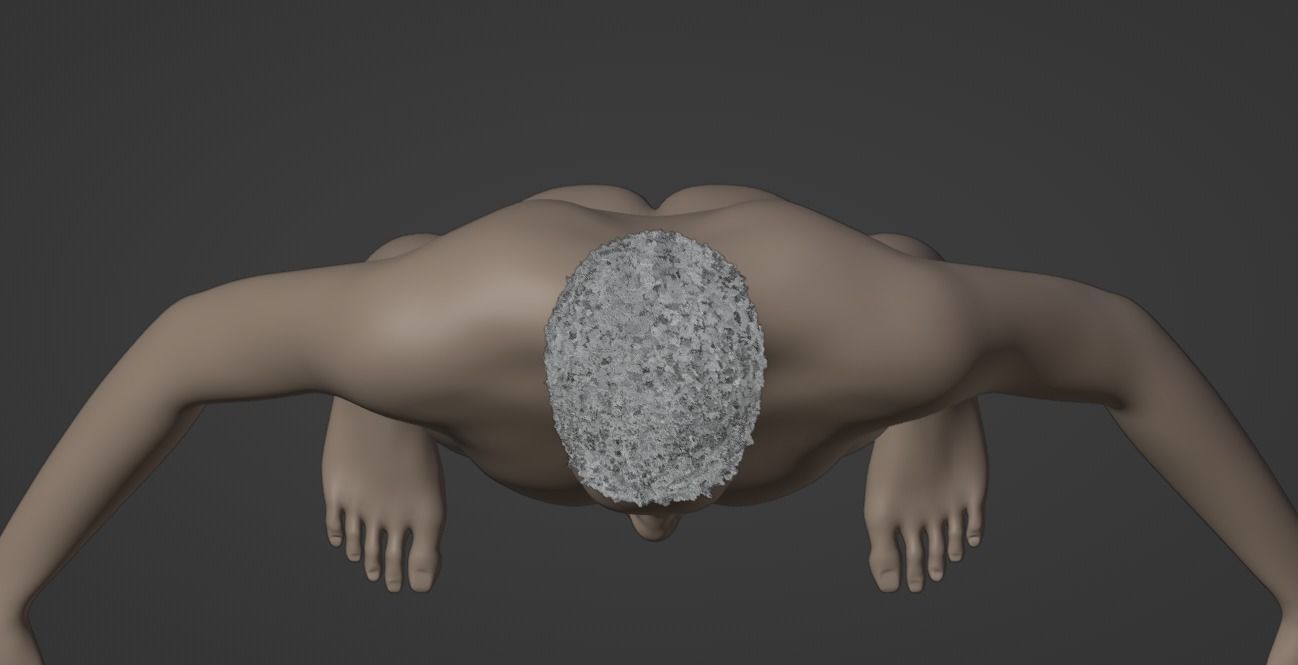 Fade Hair 3D model_13