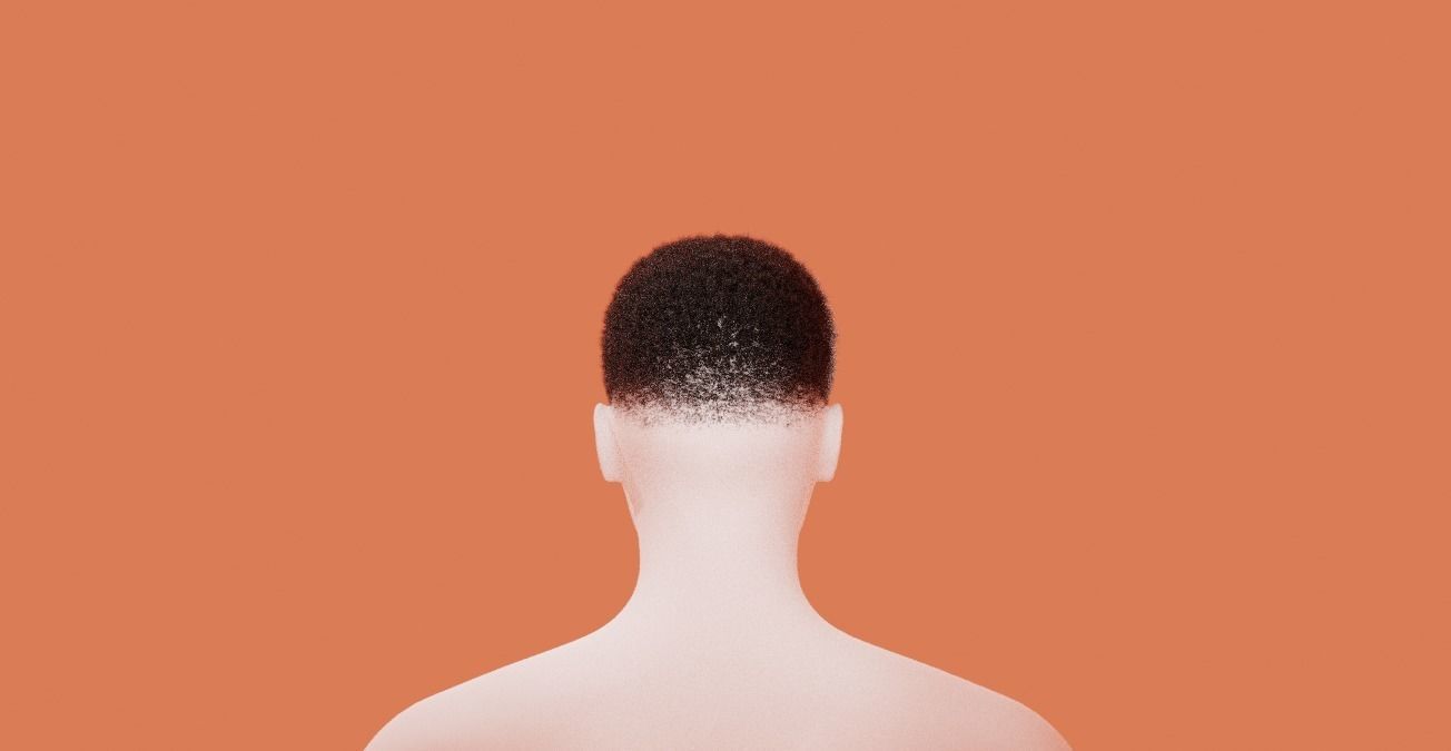 Fade Hair 3D model_3