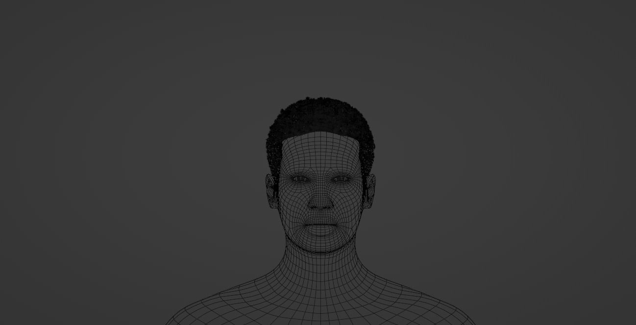 Fade Hair 3D model_21