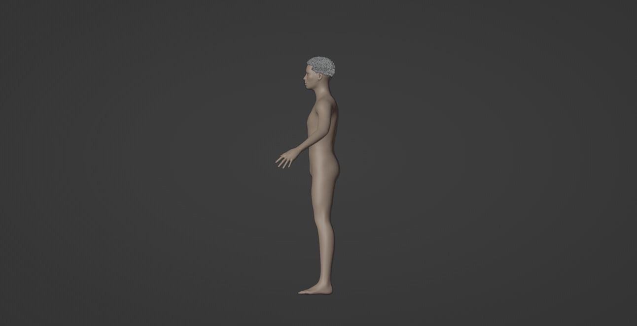 Fade Hair 3D model_14