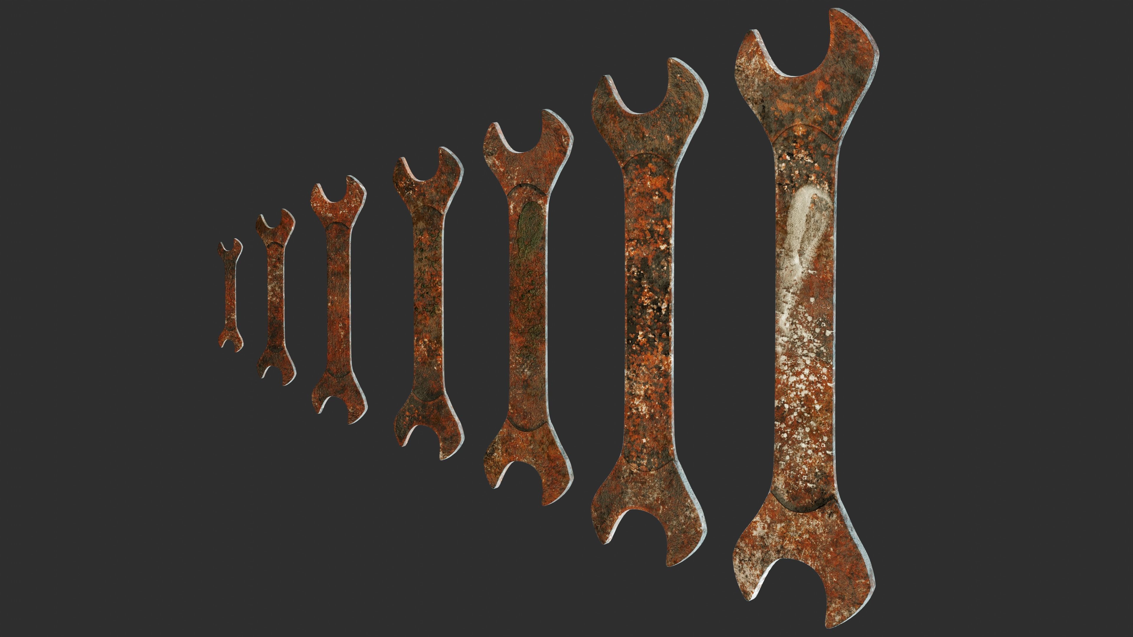 Old Soviet Tools 3D model_35