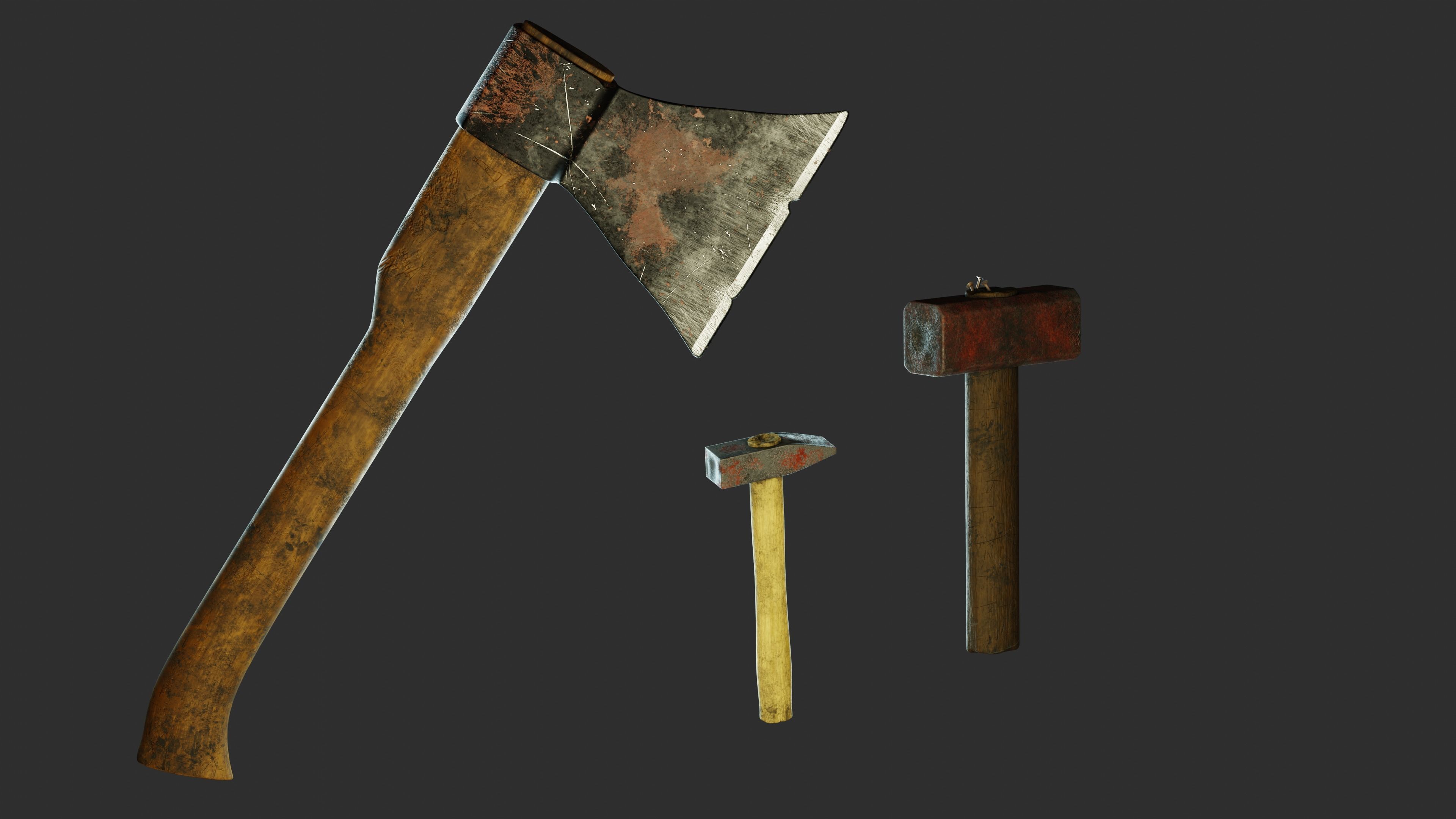 Old Soviet Tools 3D model_20
