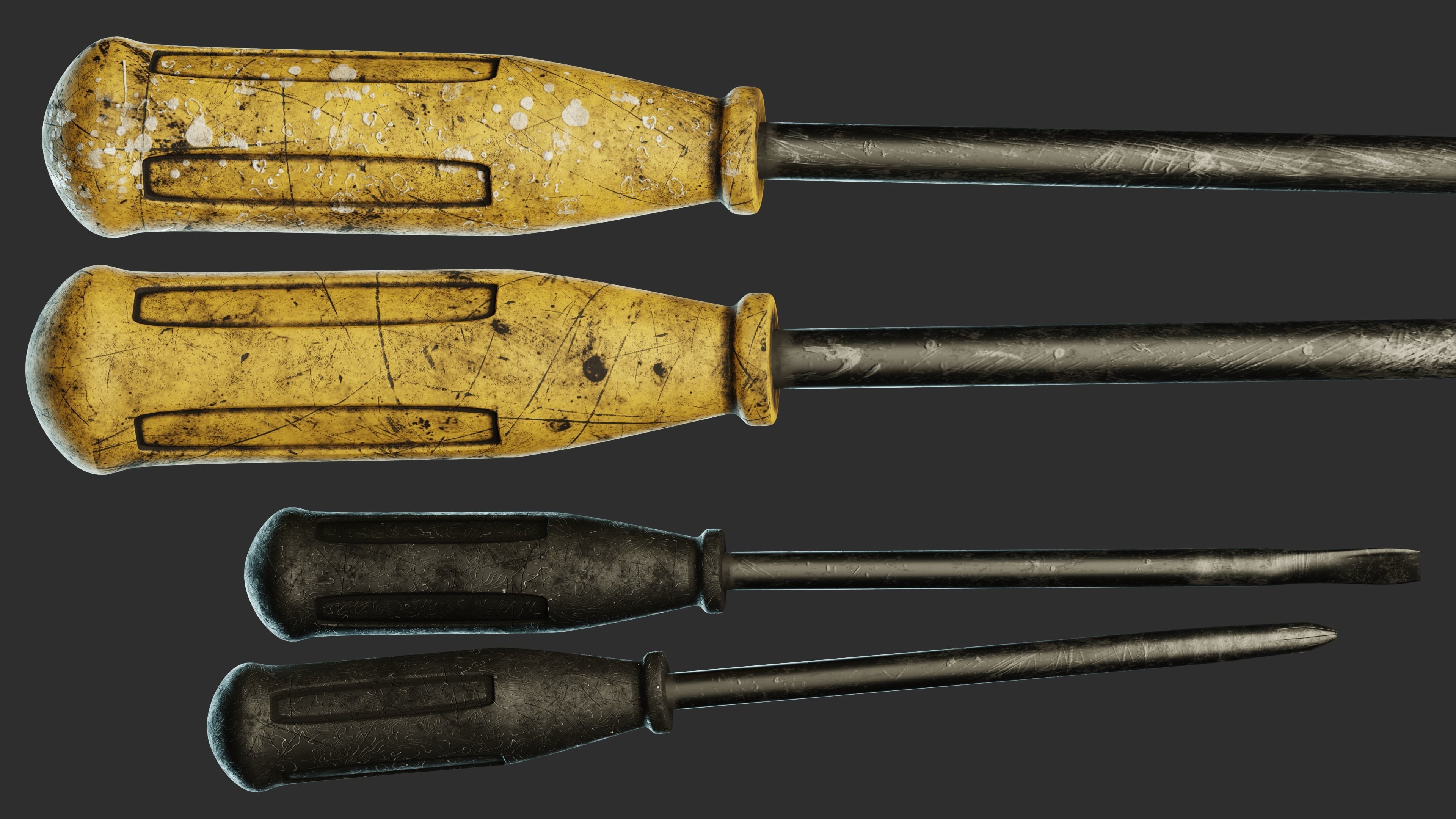 Old Soviet Tools 3D model_27