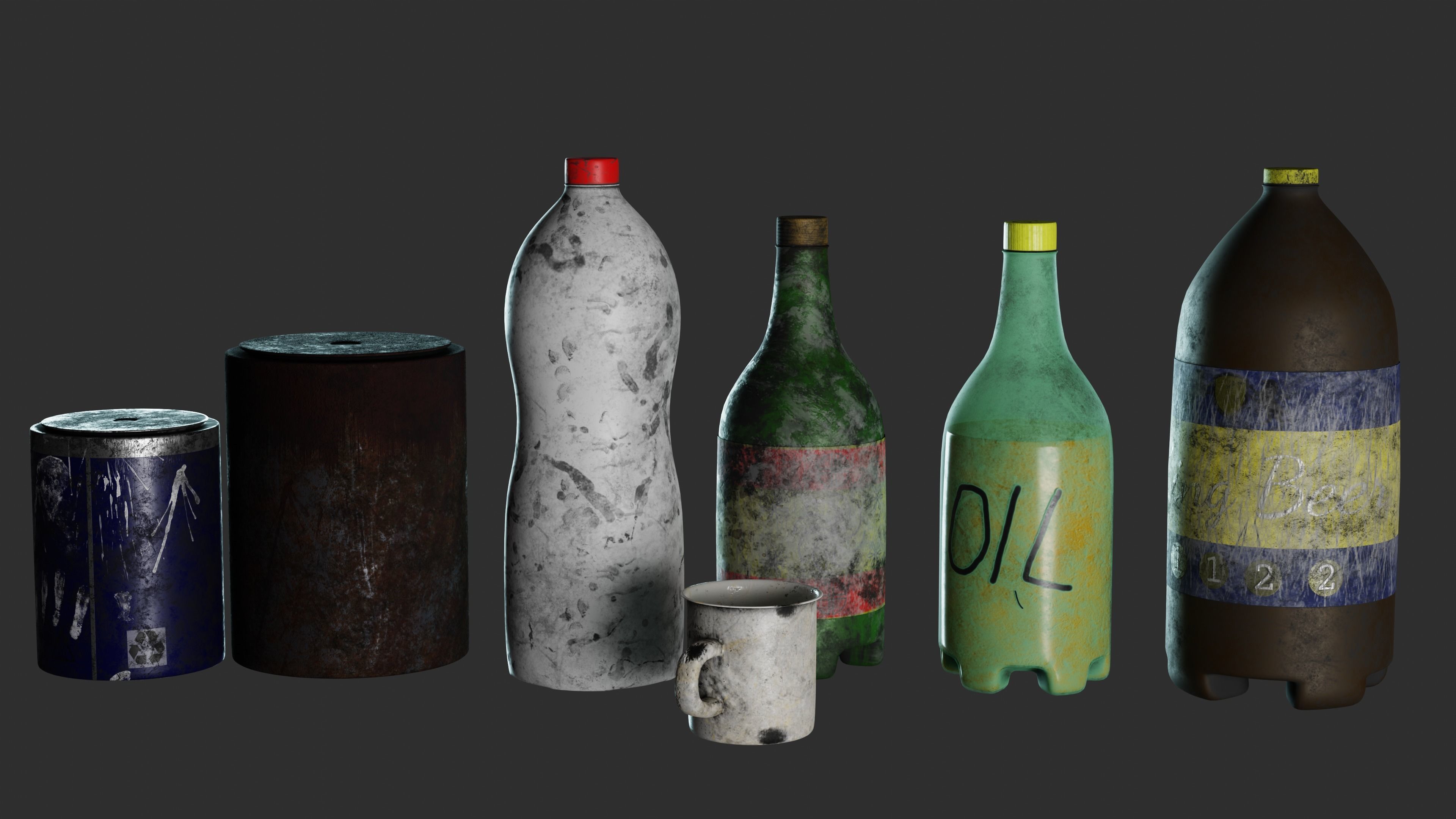 Old Soviet Tools 3D model_9