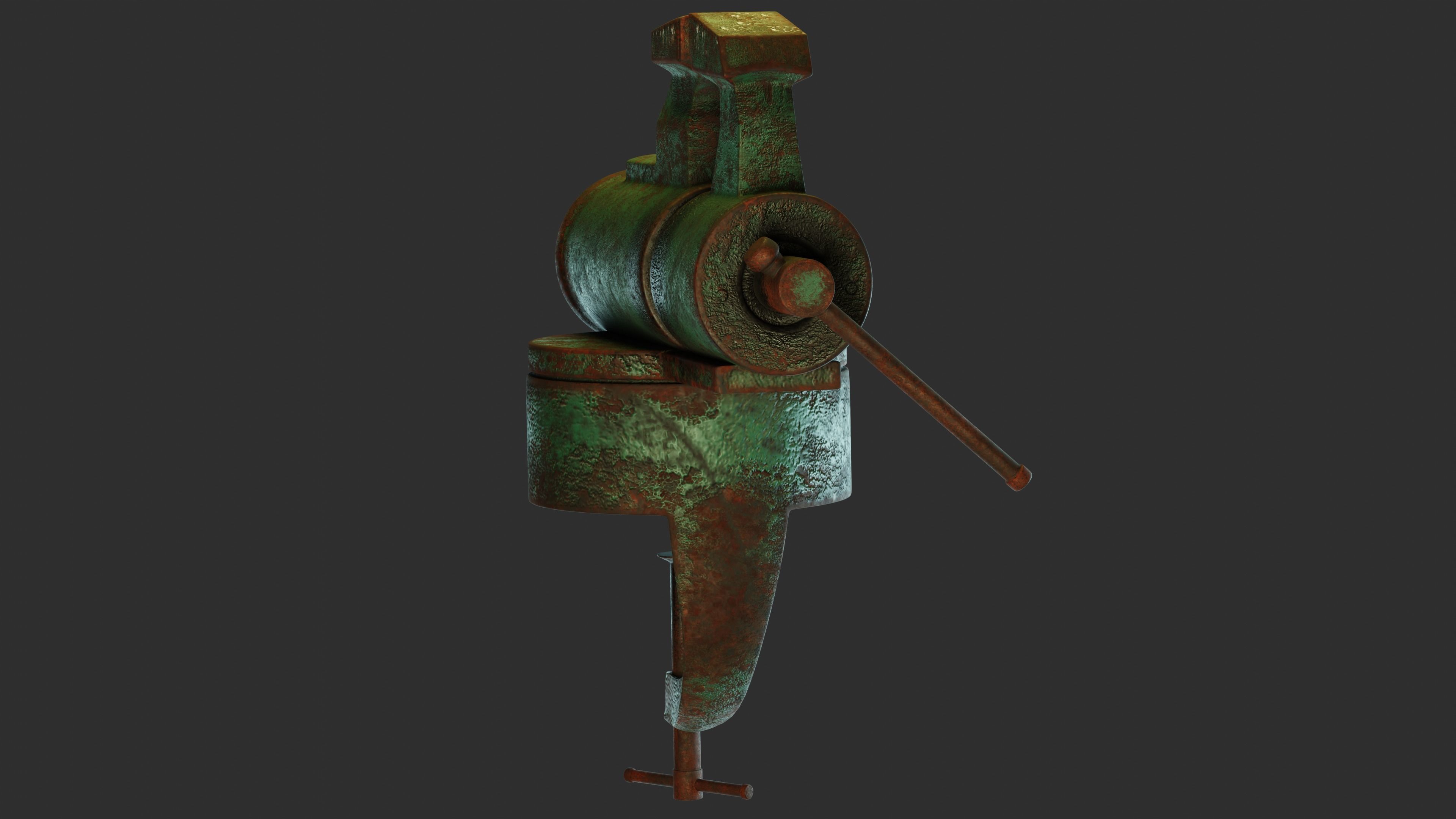 Old Soviet Tools 3D model_13