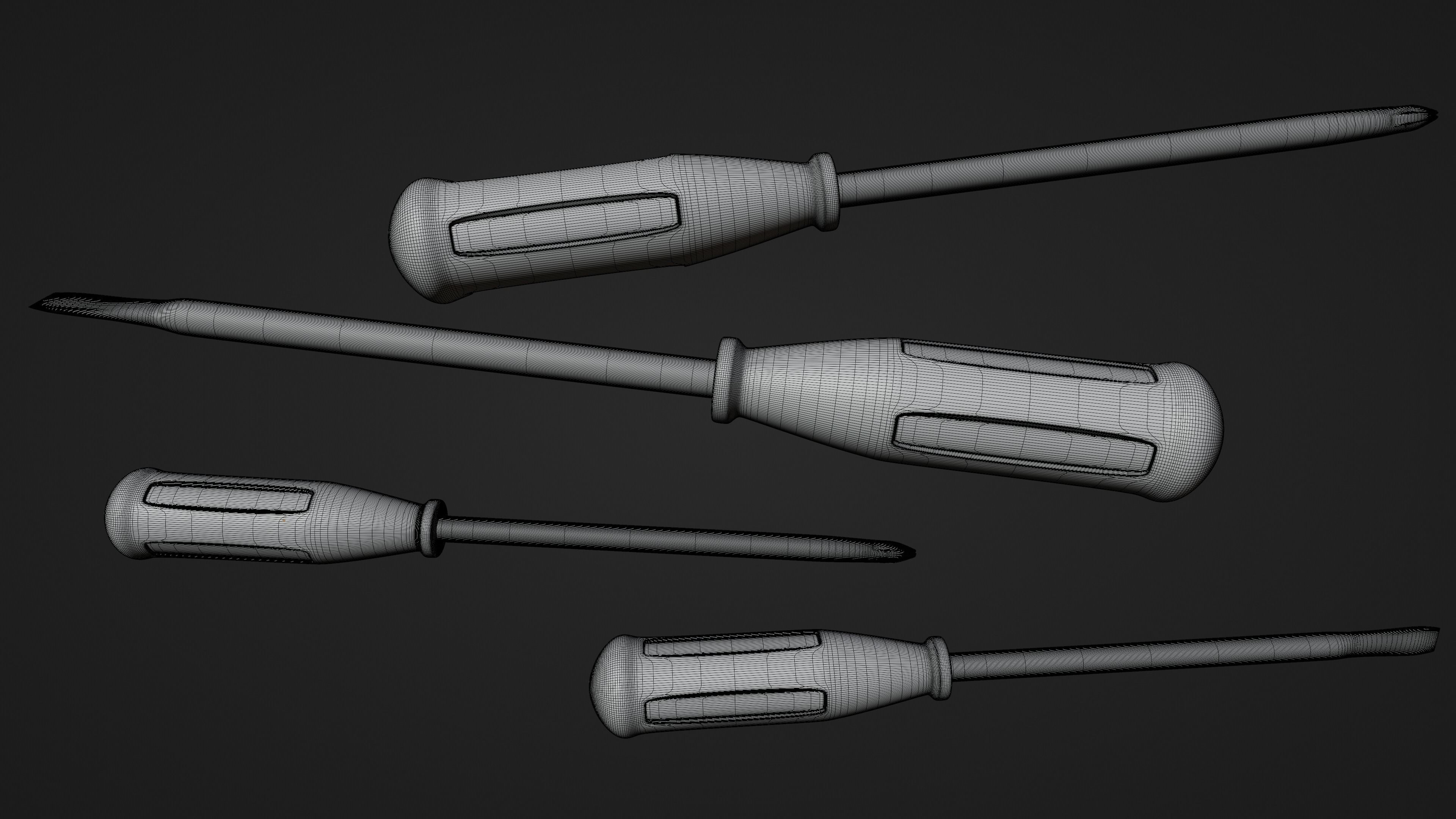 Old Soviet Tools 3D model_49