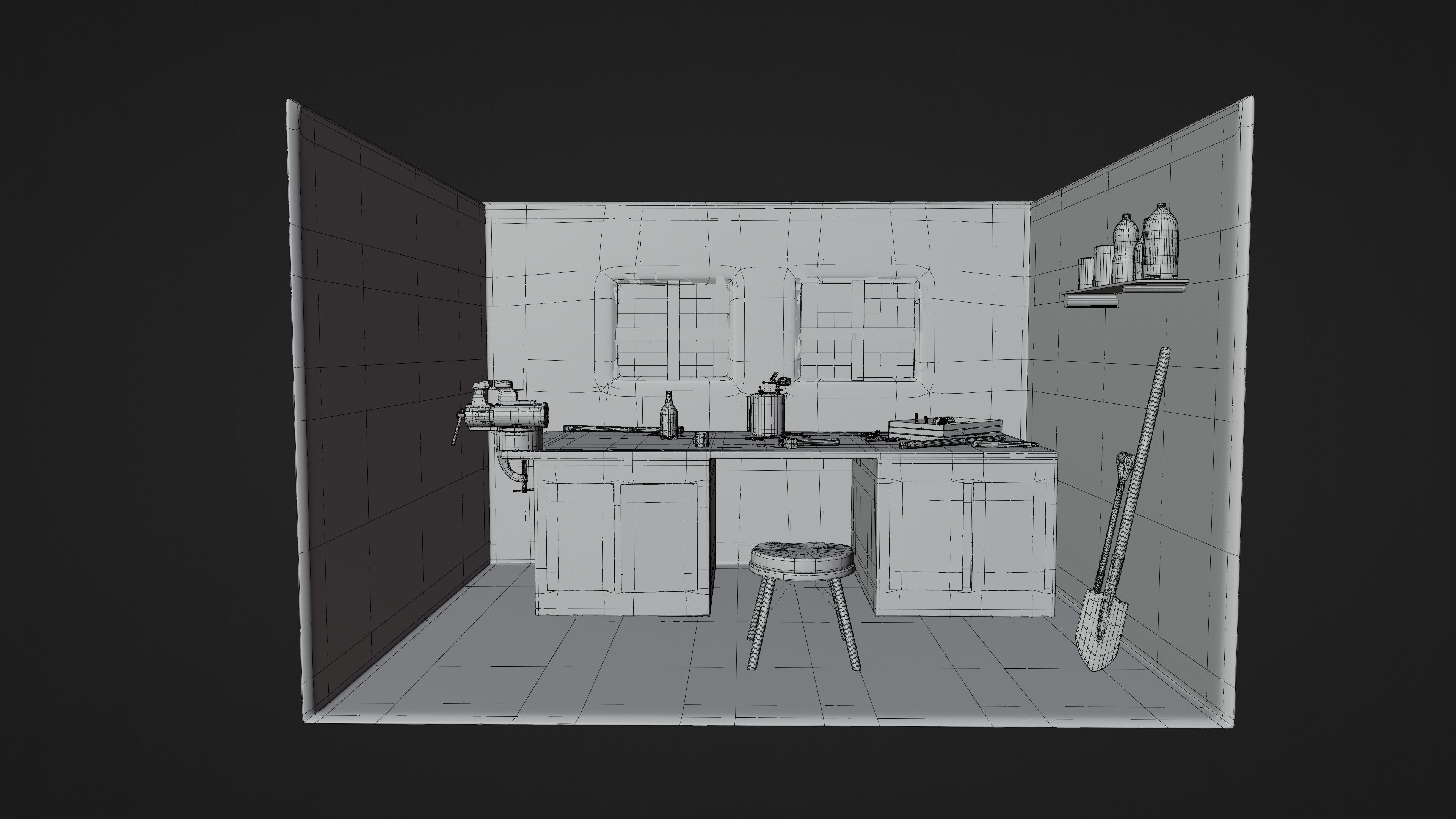 Old Soviet Tools 3D model_57