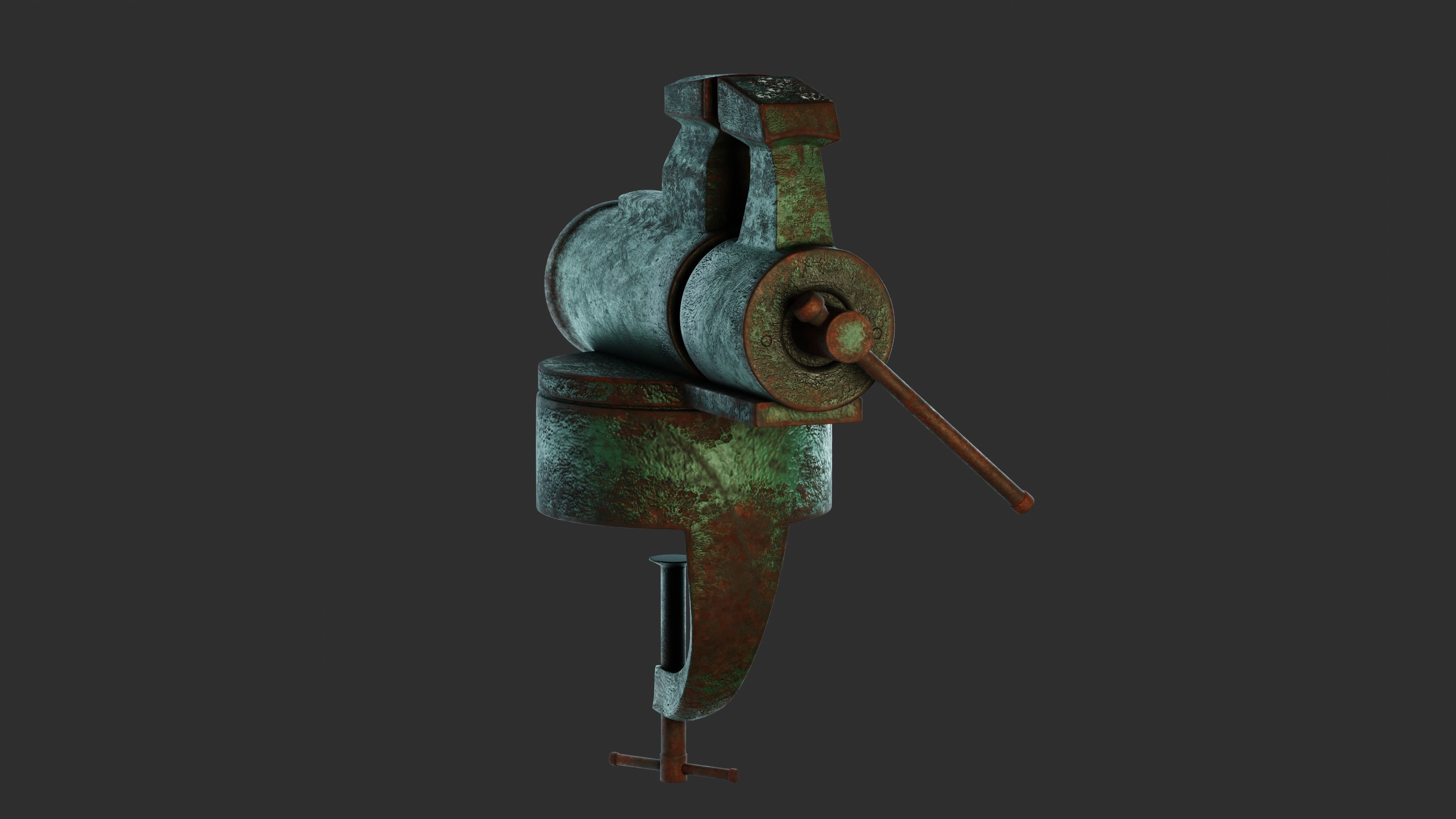 Old Soviet Tools 3D model_12