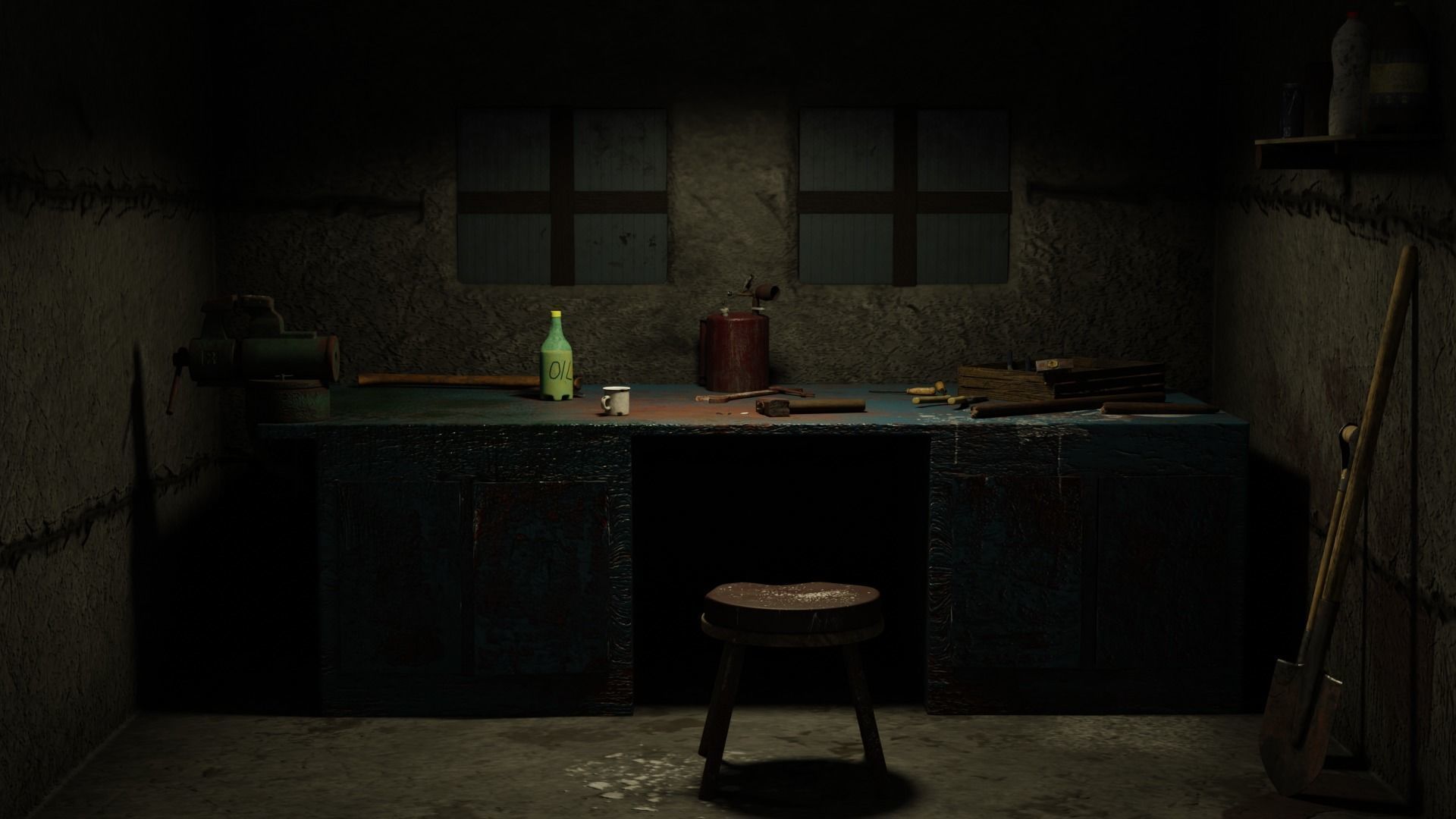 Old Soviet Tools 3D model_1