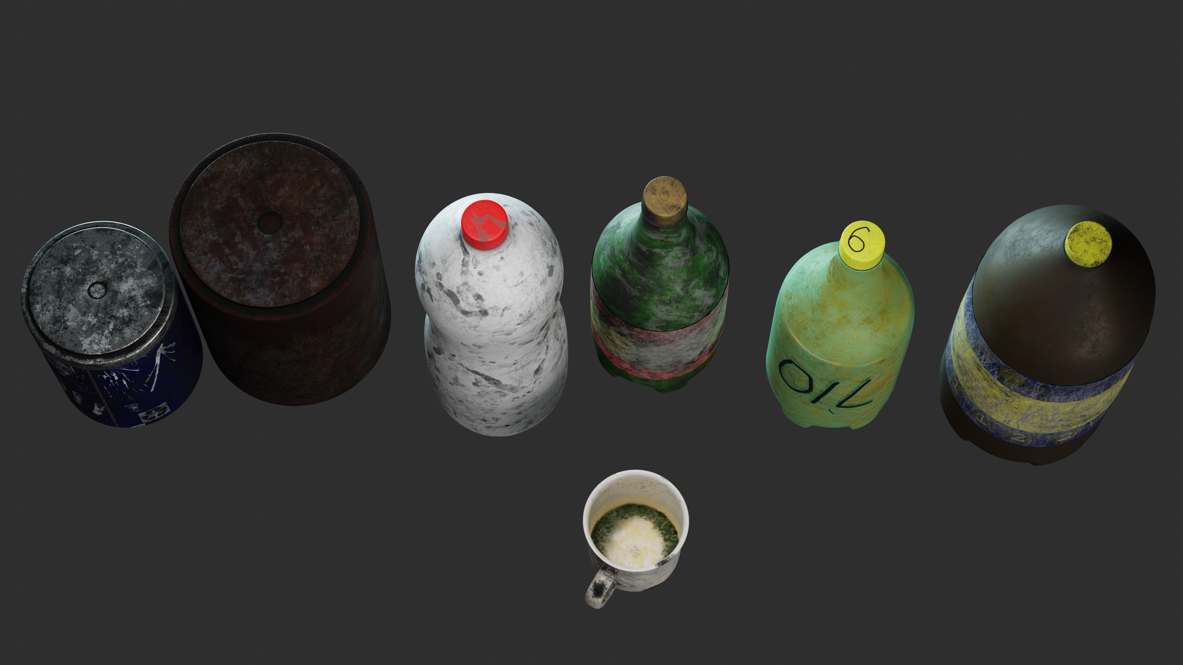 Old Soviet Tools 3D model_10