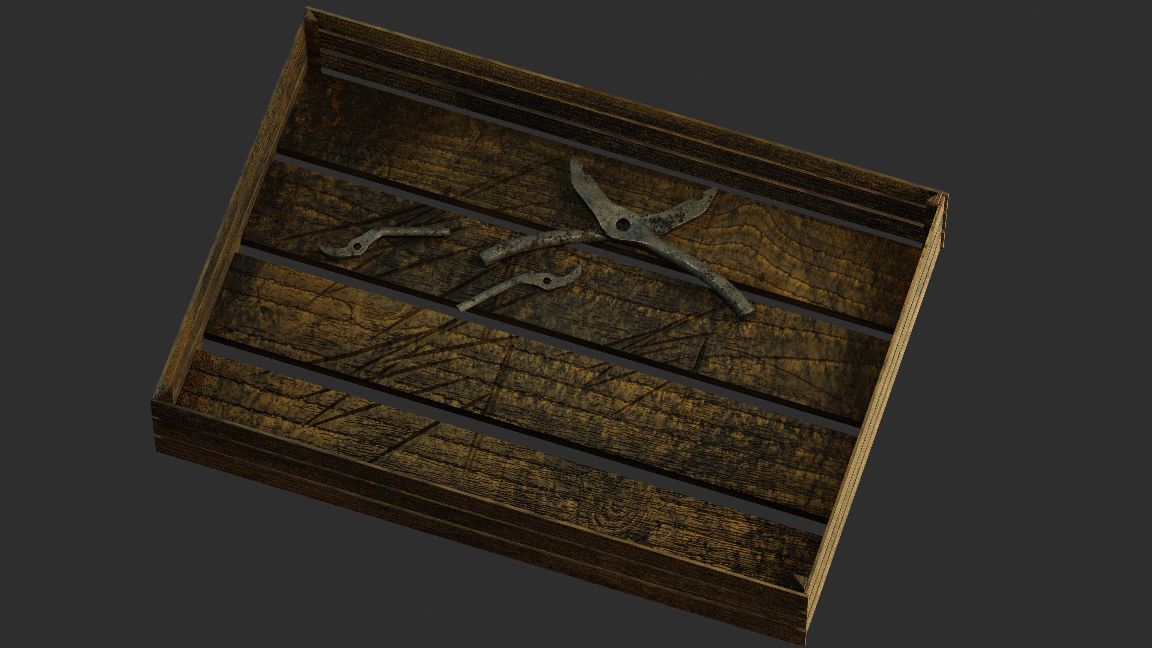 Old Soviet Tools 3D model_38
