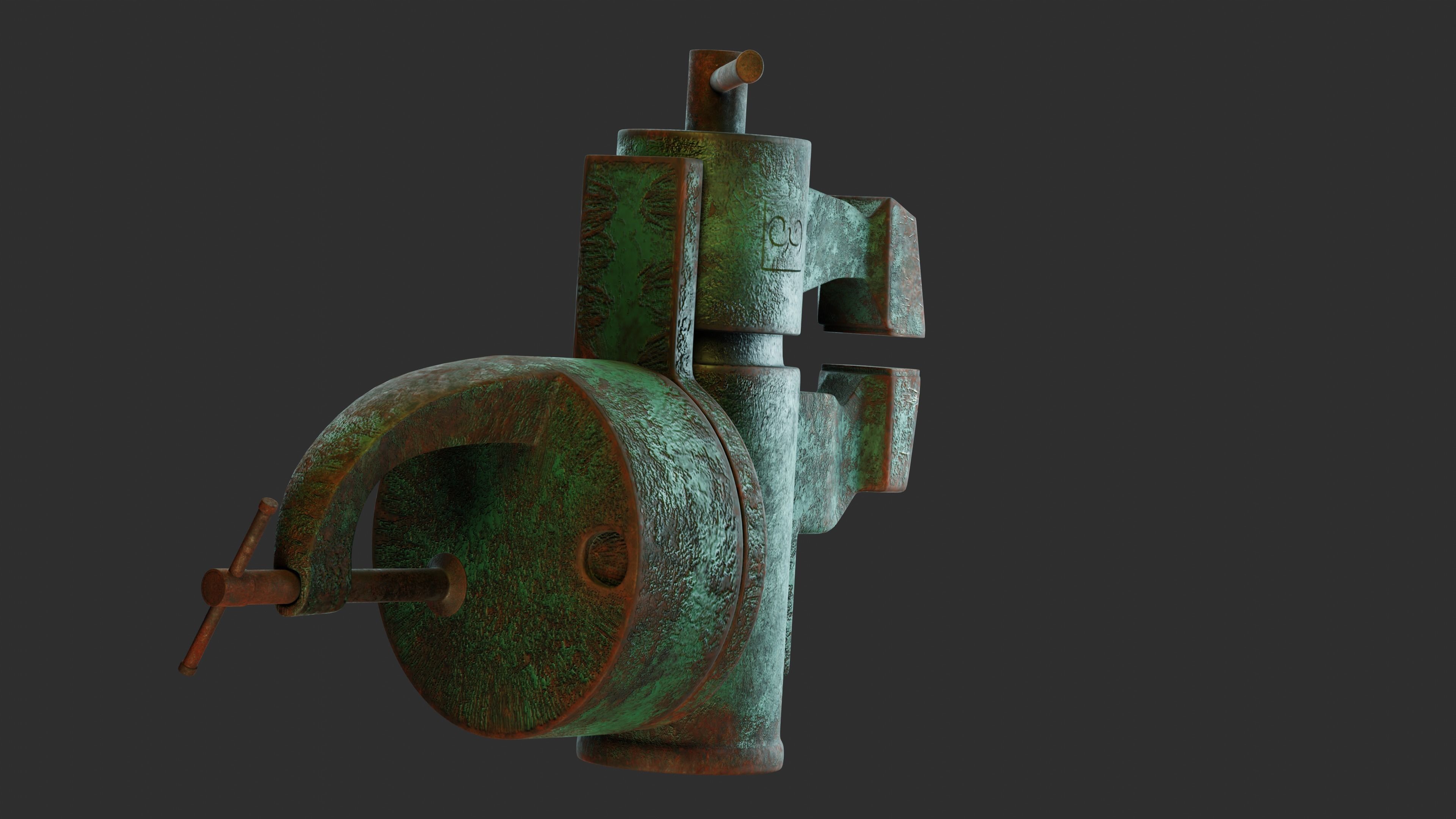 Old Soviet Tools 3D model_16